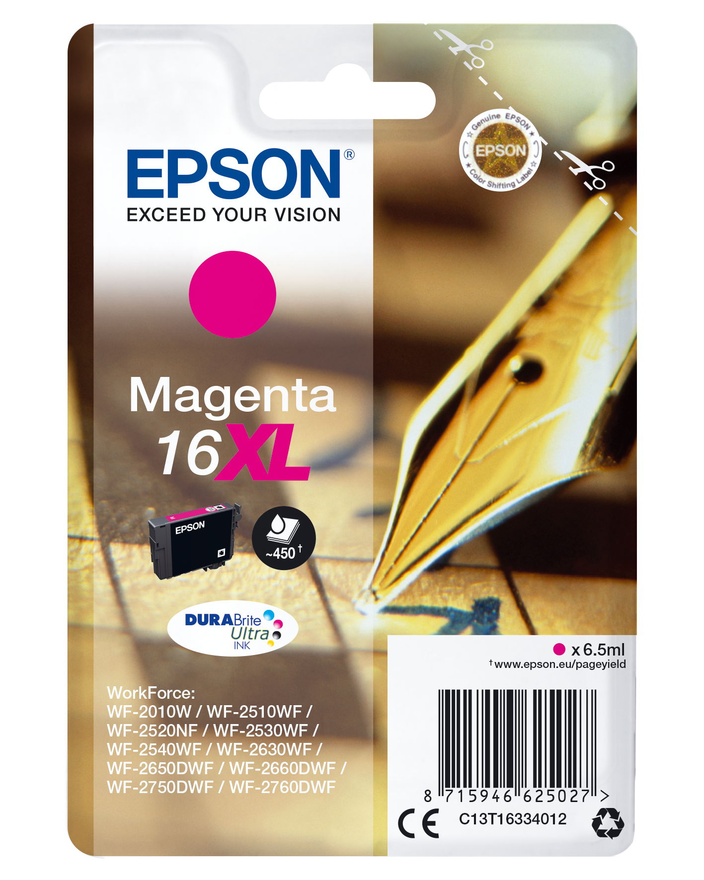 EPSON 16XL / T1633XL (Füller) magenta Druckerpatrone