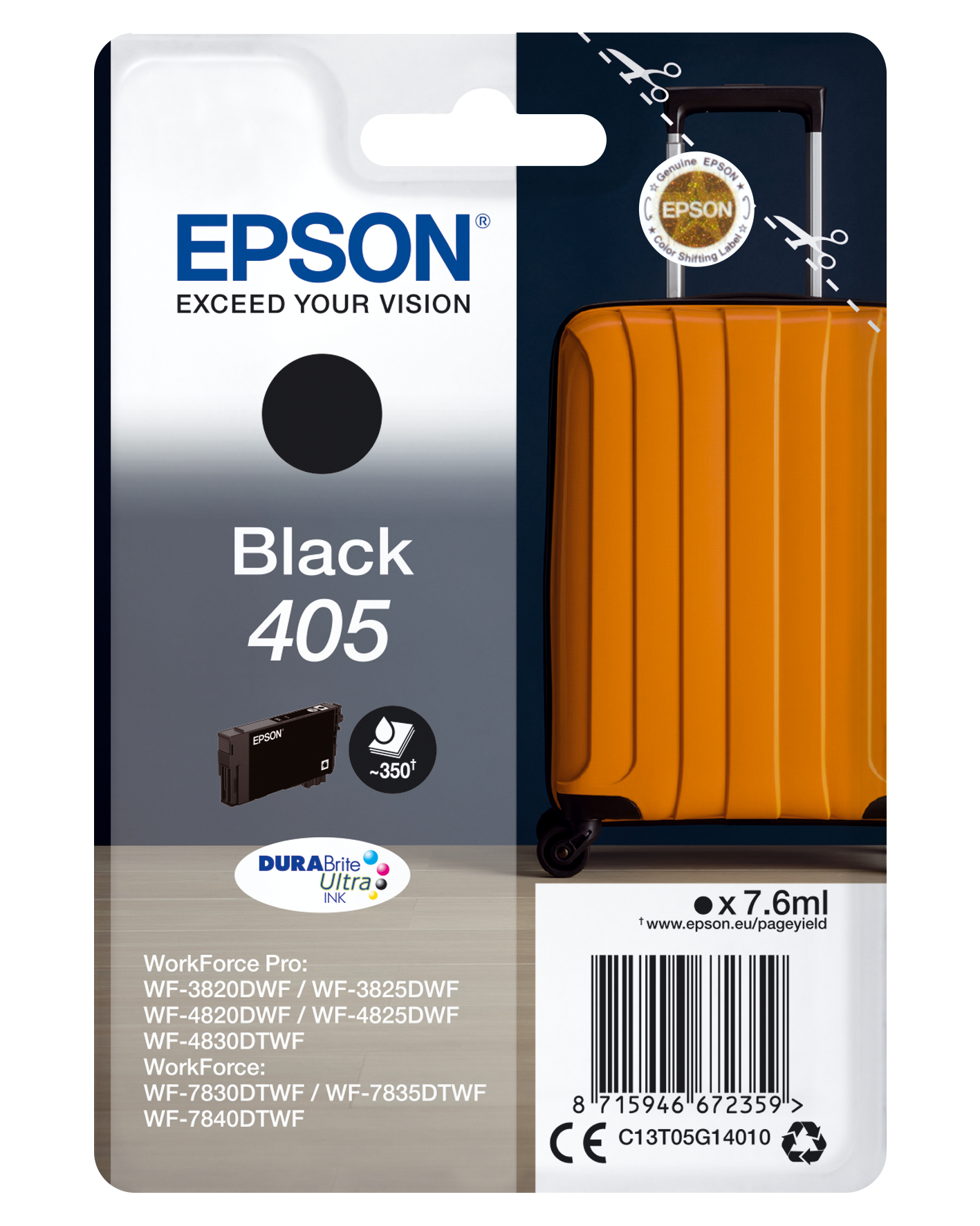 EPSON 405 / T05G1 (Koffer) schwarz Druckerpatrone