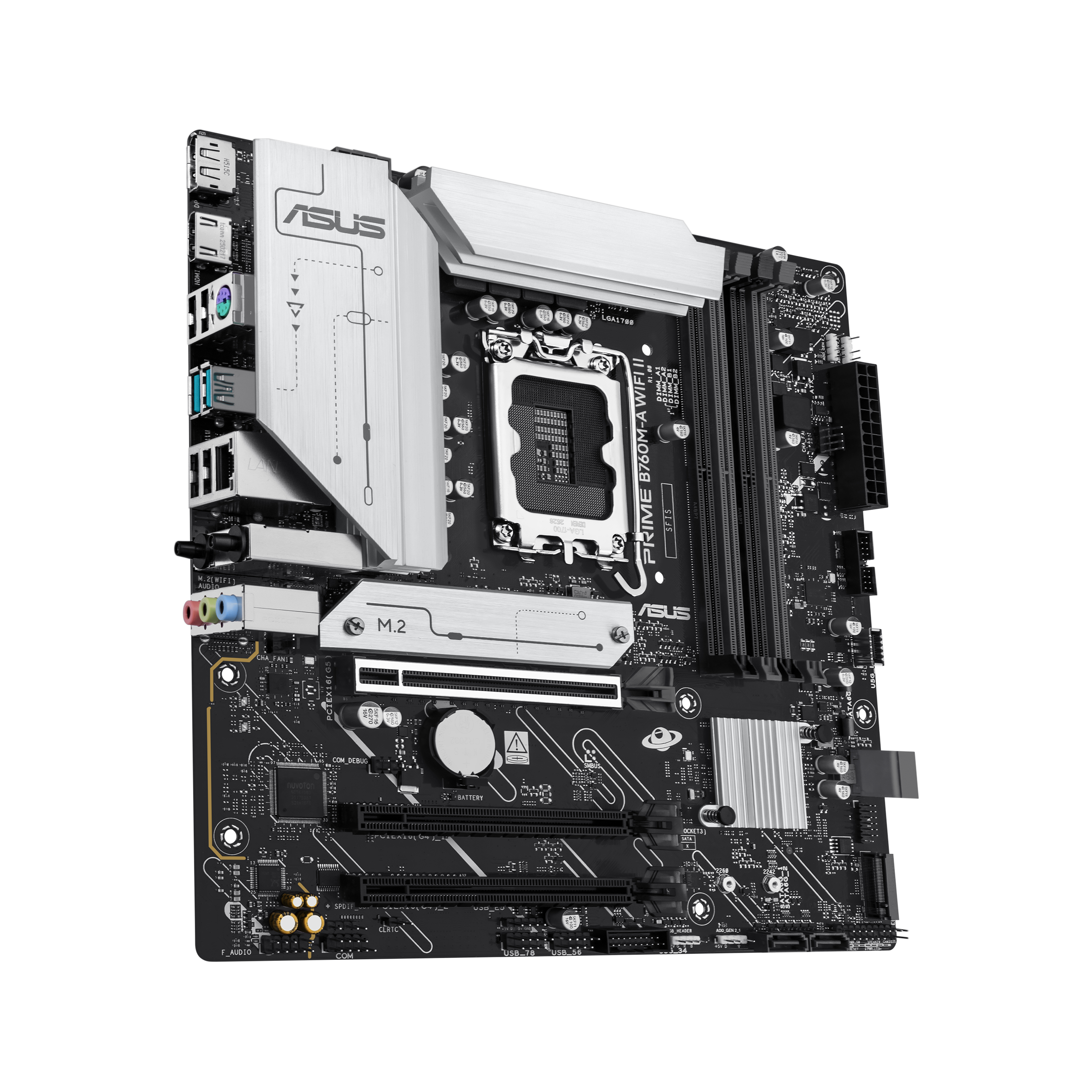 ASUS PRIME B760M-A WIFI II (INTEL,1700,DDR5,mATX)