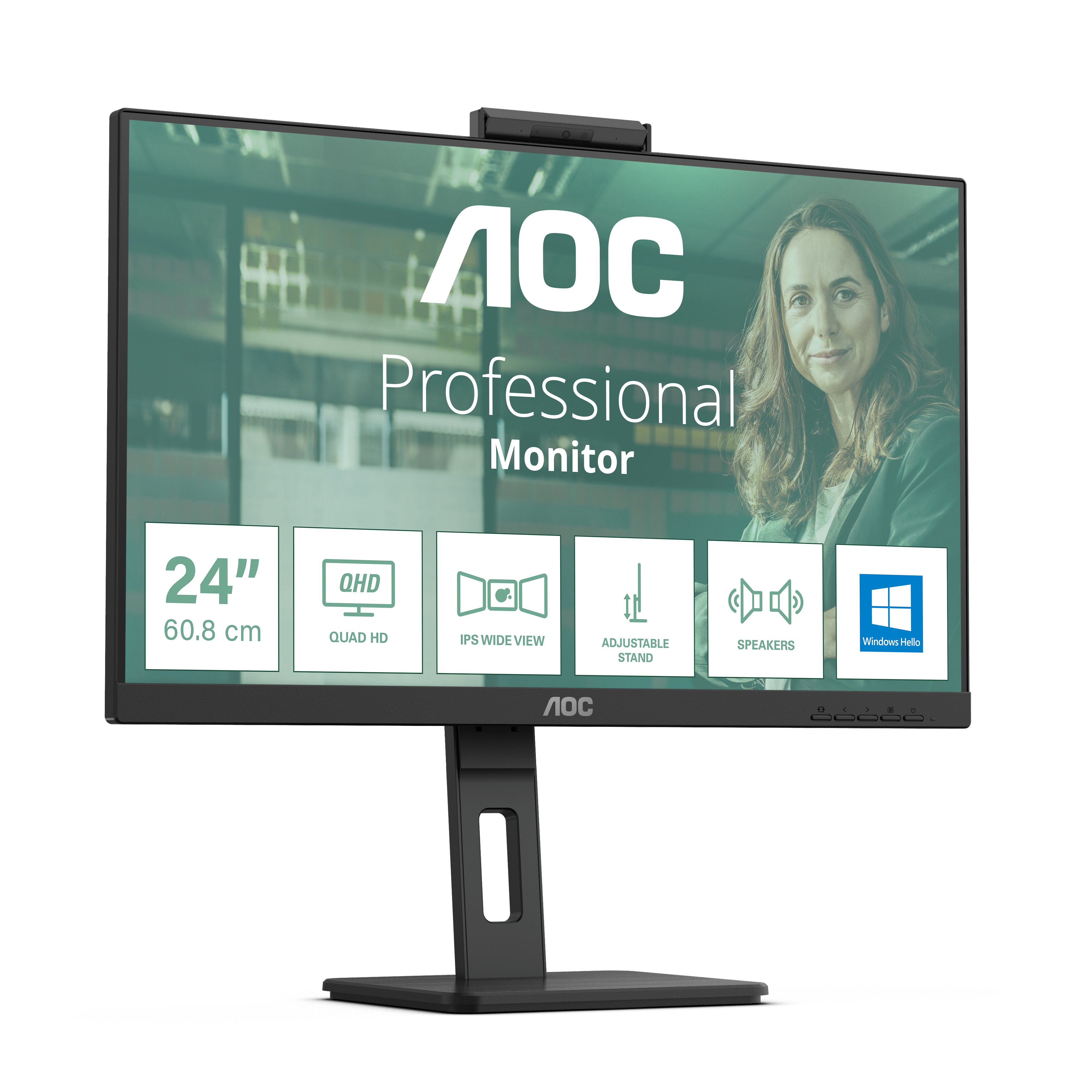 24P3CW 23.8IN IPS 1920X1080 16:9 4MS BLACK