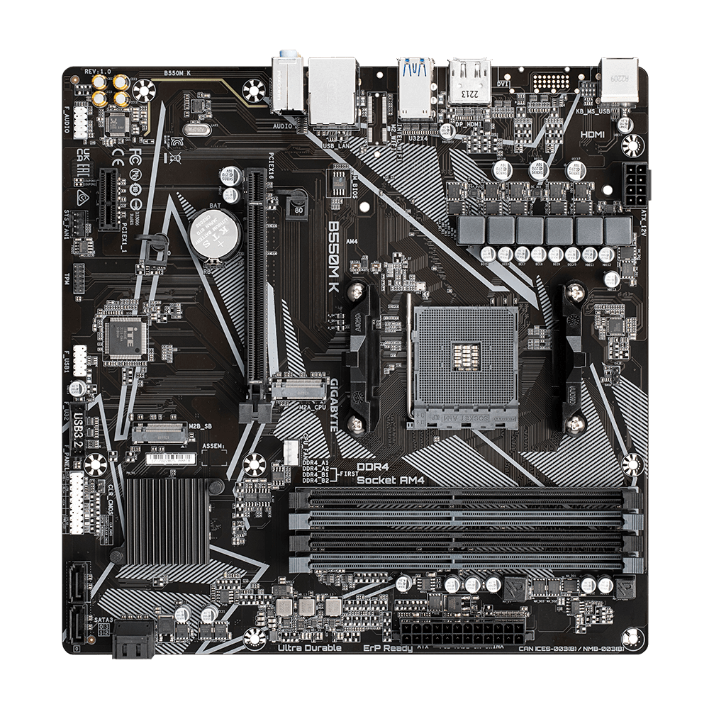 B550M K, Mainboard