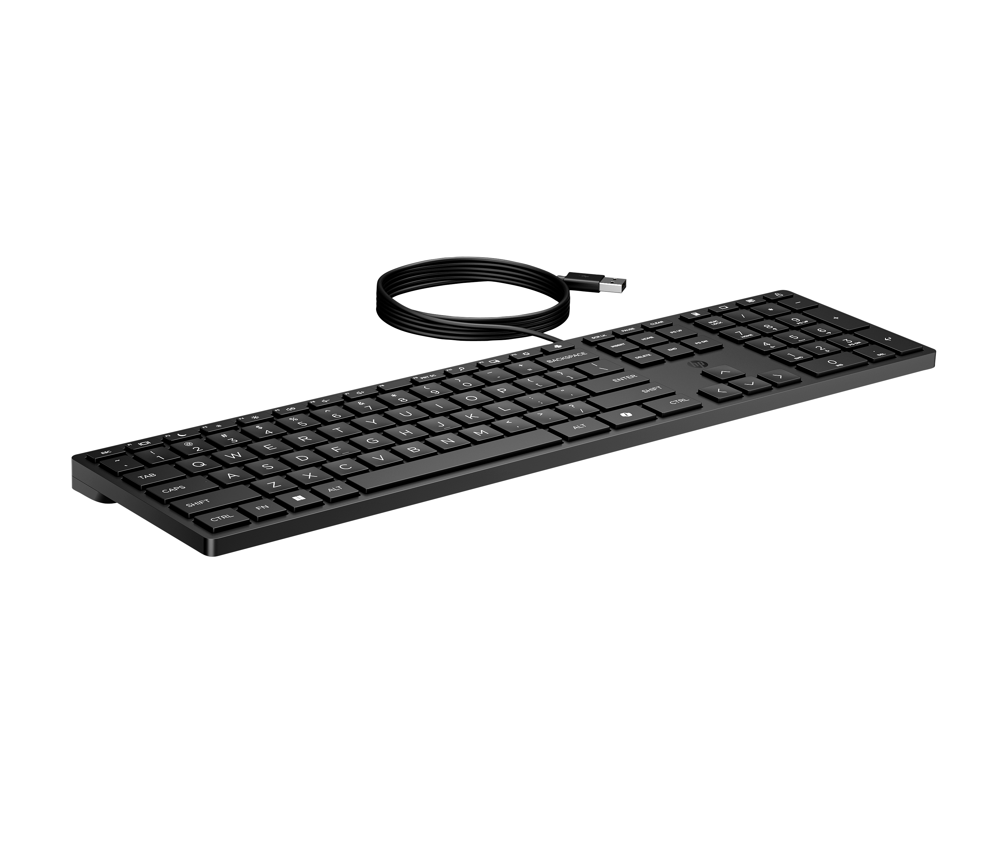 HP 320K Tastatur kabelgebunden schwarz
