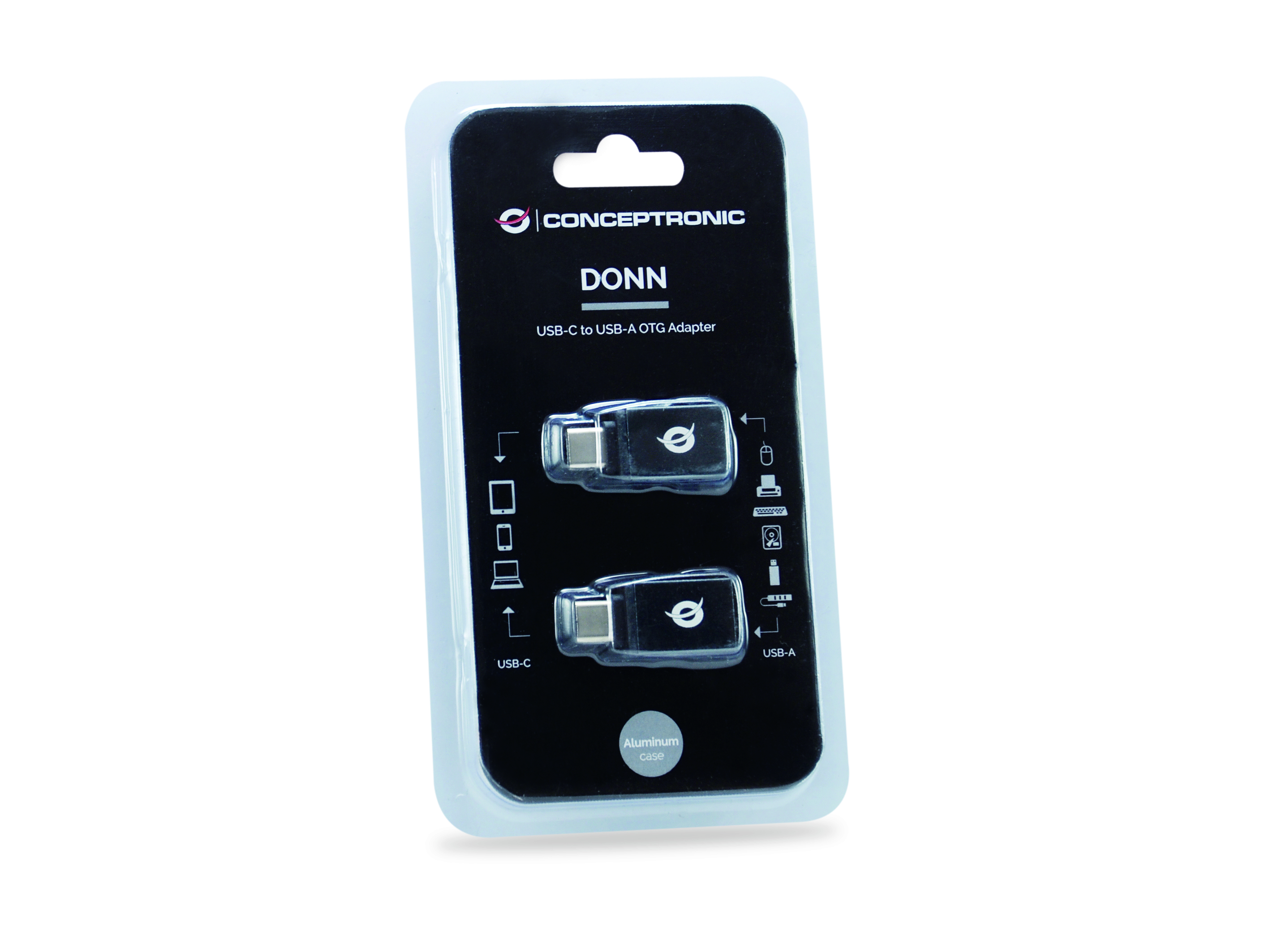 CONCEPTRONIC Adapter USB-C3.2->USB-A3.0 2Stk 10Gbs OTG gr