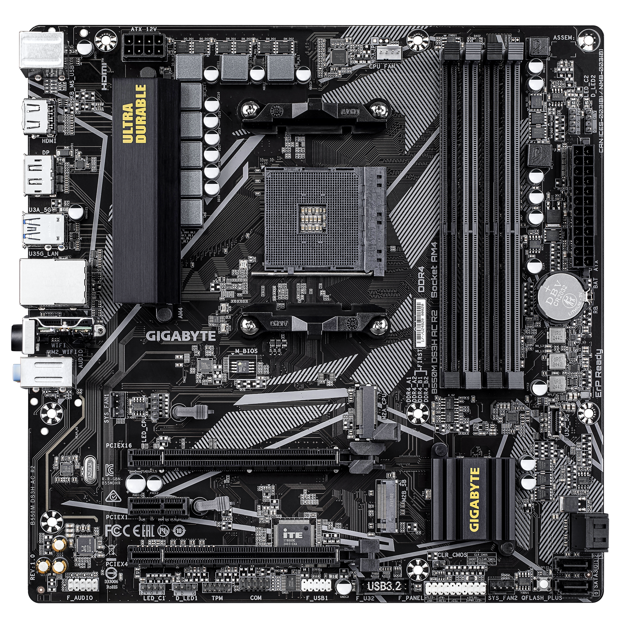B550M DS3H AC R2, Mainboard