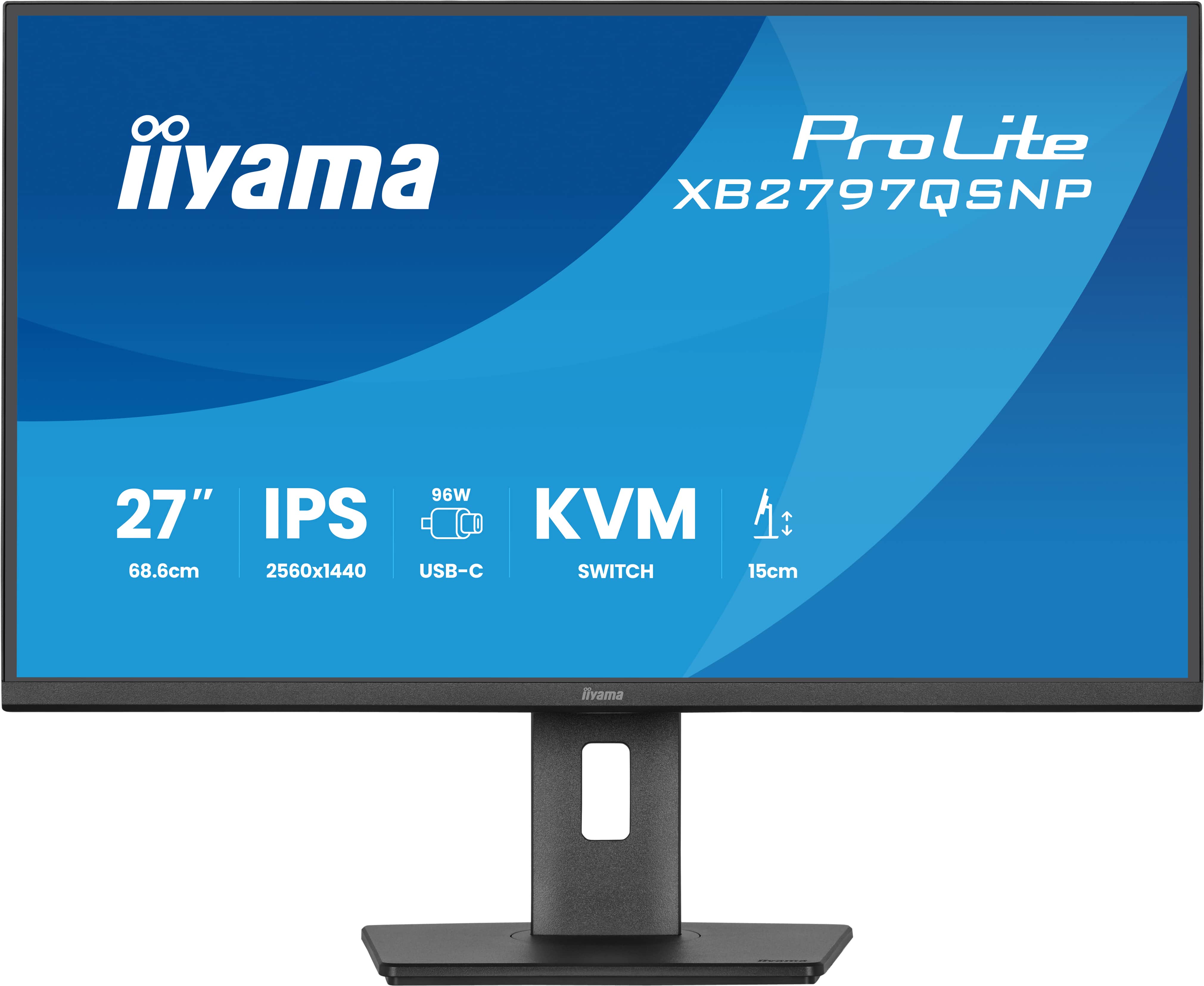 IIYAMA 68.6cm (27) XB2797QSNP-B1 16:9 HDMI+DP+USB-C+KVM