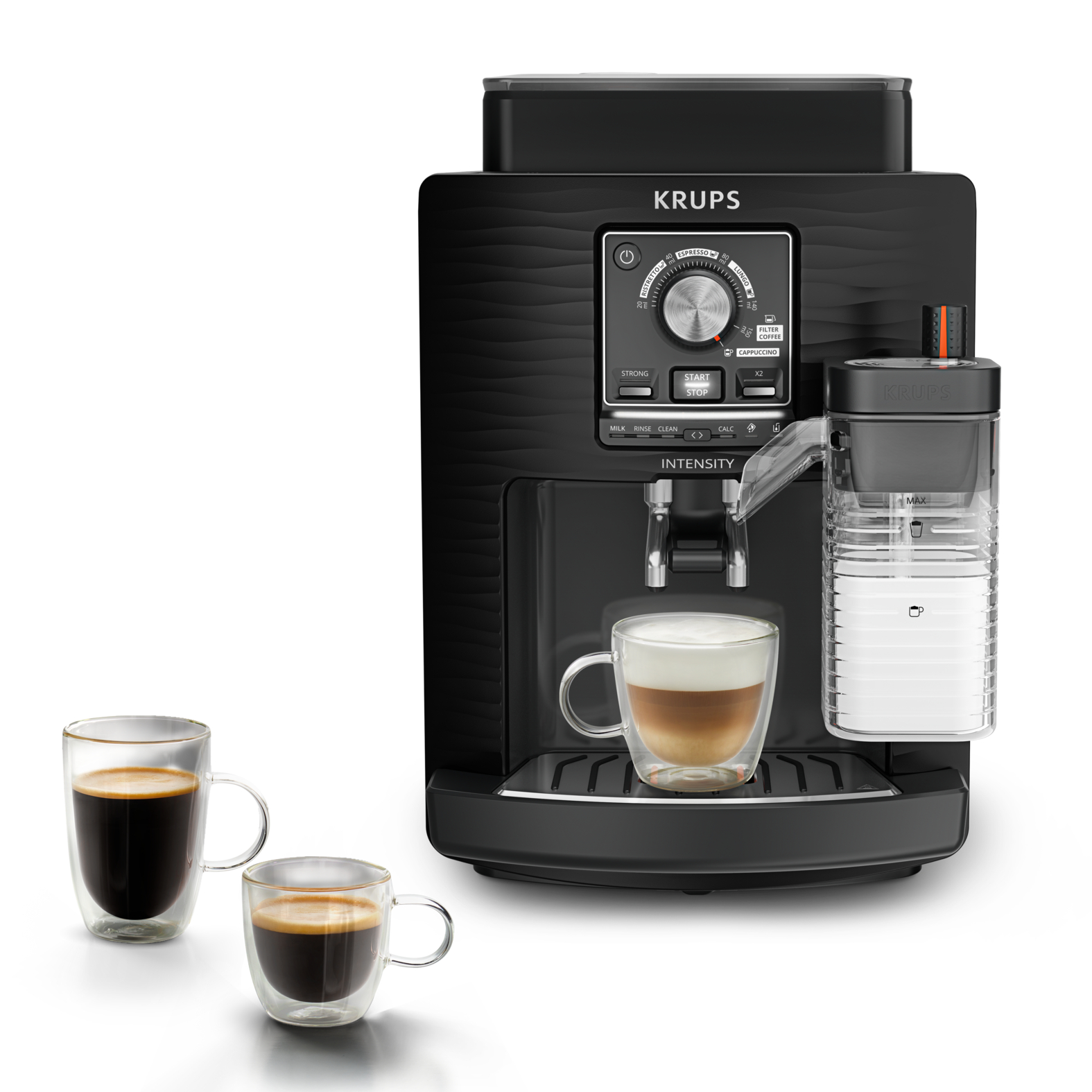 KRUPS EA5028E INTENSITY MILK Kaffeevollautomat schwarz