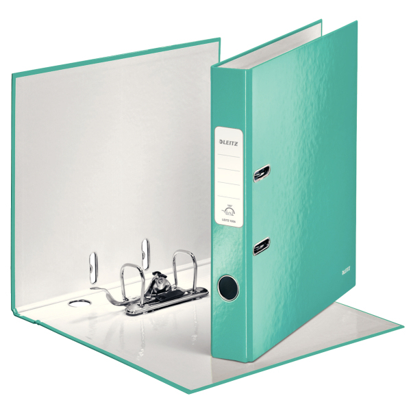 LEITZ Ordner eisblau Karton 5,0 cm DIN A4, 1 St.