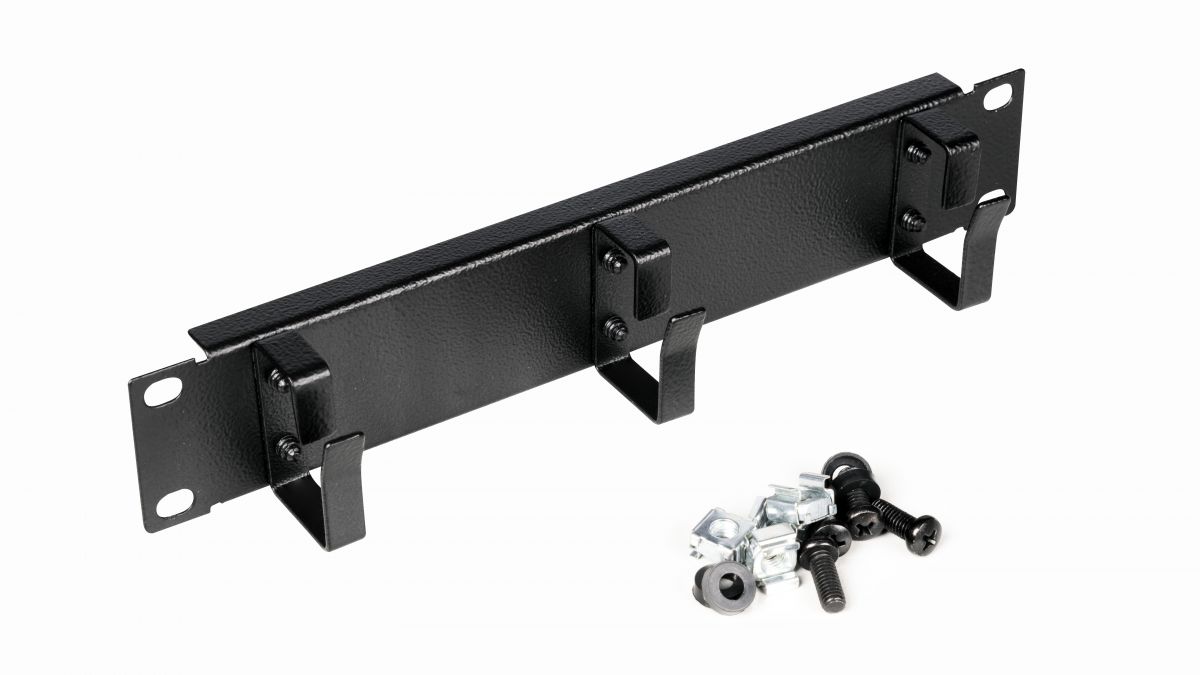 Equip 10 Kabelmanagement 3xMetallringe 1U RAL9005