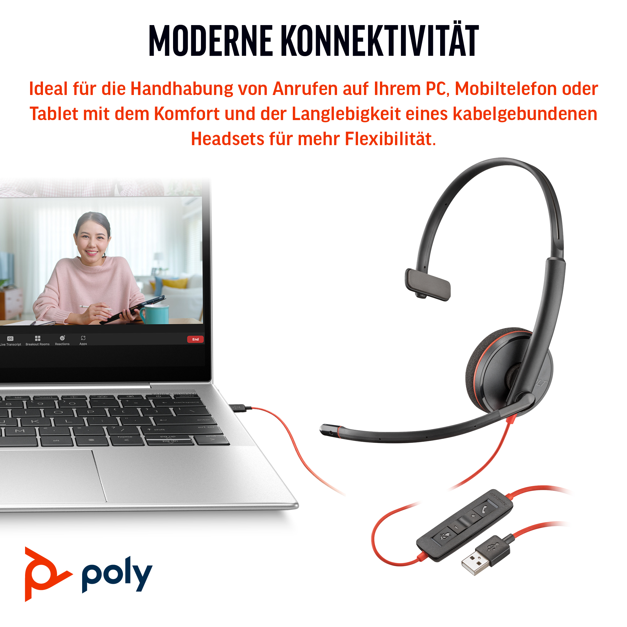 POLY BW 3210 USB-C HS +USB-C/A (BULK)