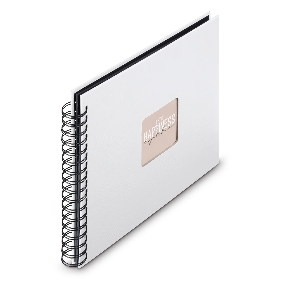 hama Fotoalbum Fine Art neutral 28,0 x 24,0 cm, 50 schwarze Seiten