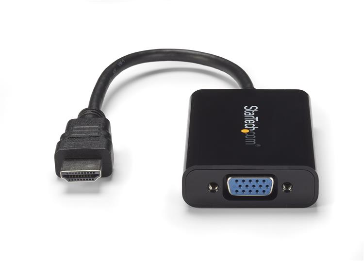 STARTECH.COM HDMI to VGA Video Adapter Converter with Audio for Desktop PC / Laptop / Ultrabook - 1920x1200