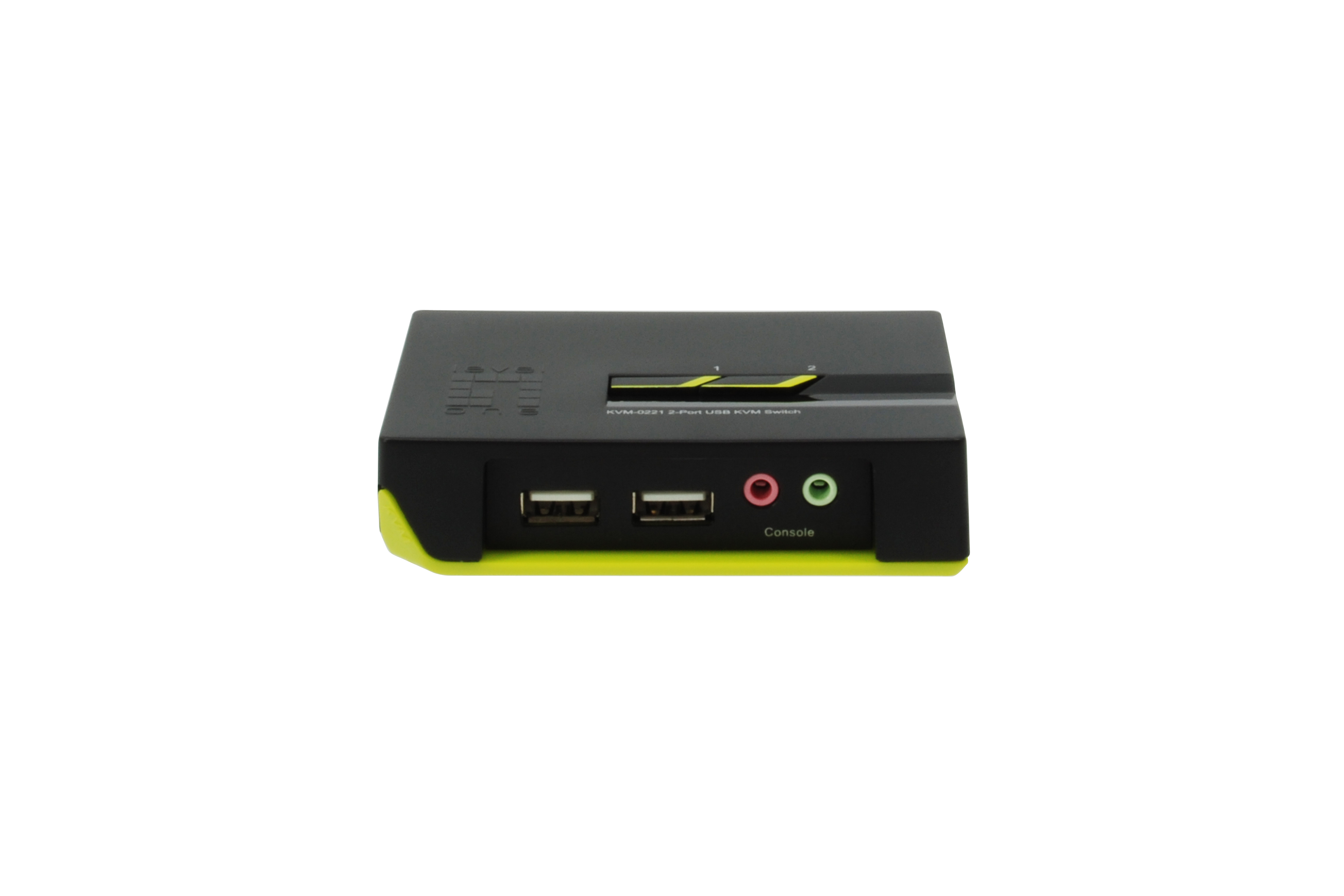 LevelOne KVM Switch 2-Port USB VGA audio support sw