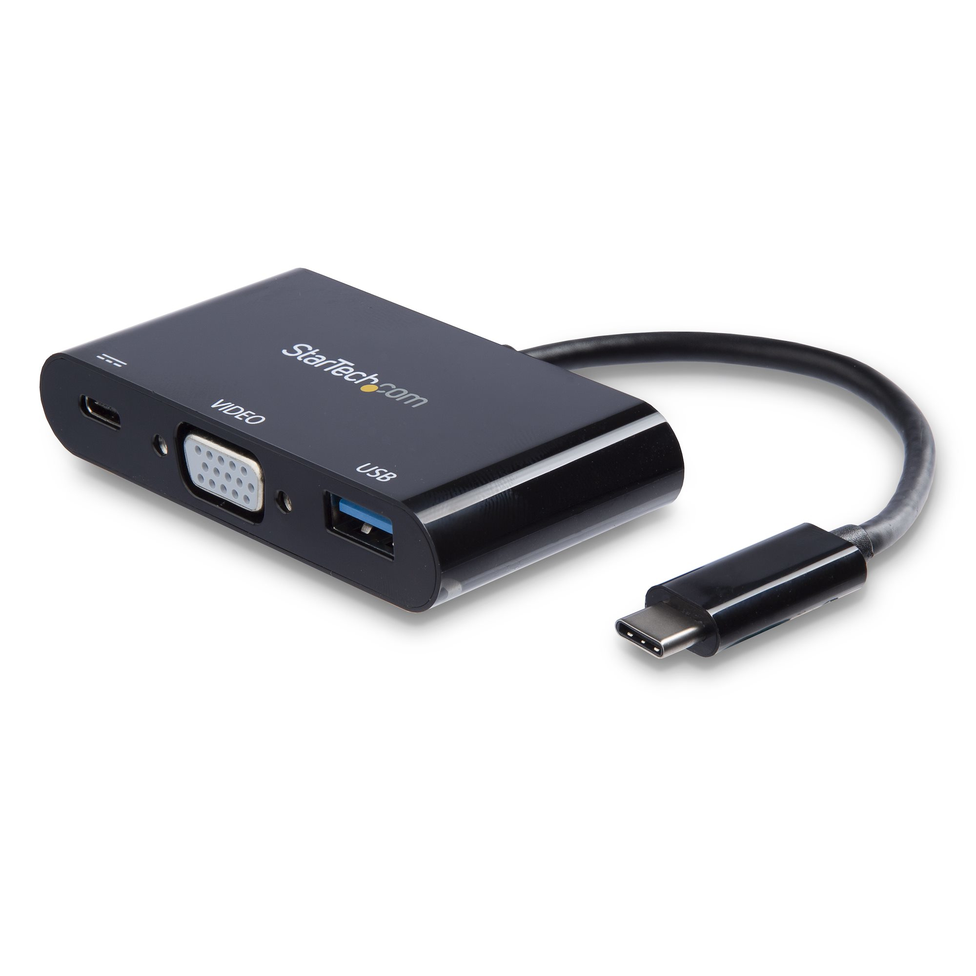 USB-C TO VGA ADAPTER WITH PD PD + USB PORT - USB-C ADAPTER