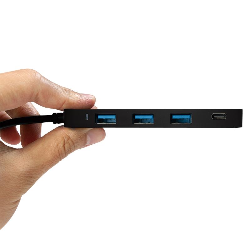 LogiLink USB-C 3.1-Hub 4-Port schwarz