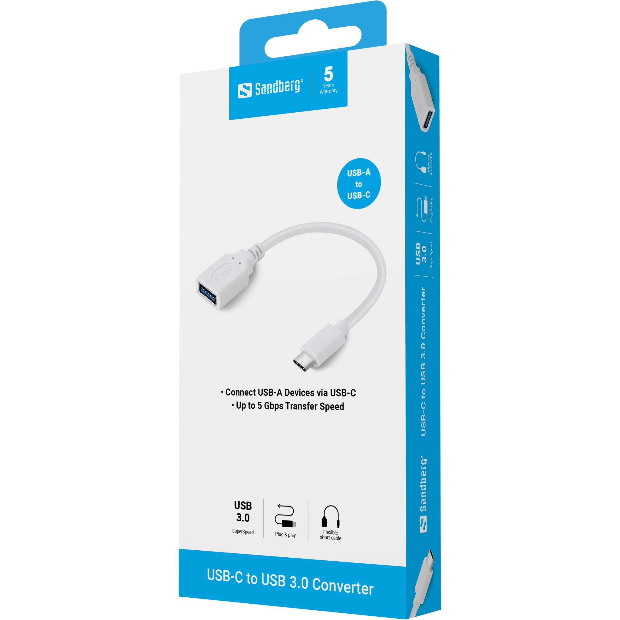 SANDBERG USB-C to USB 3.0 Converter