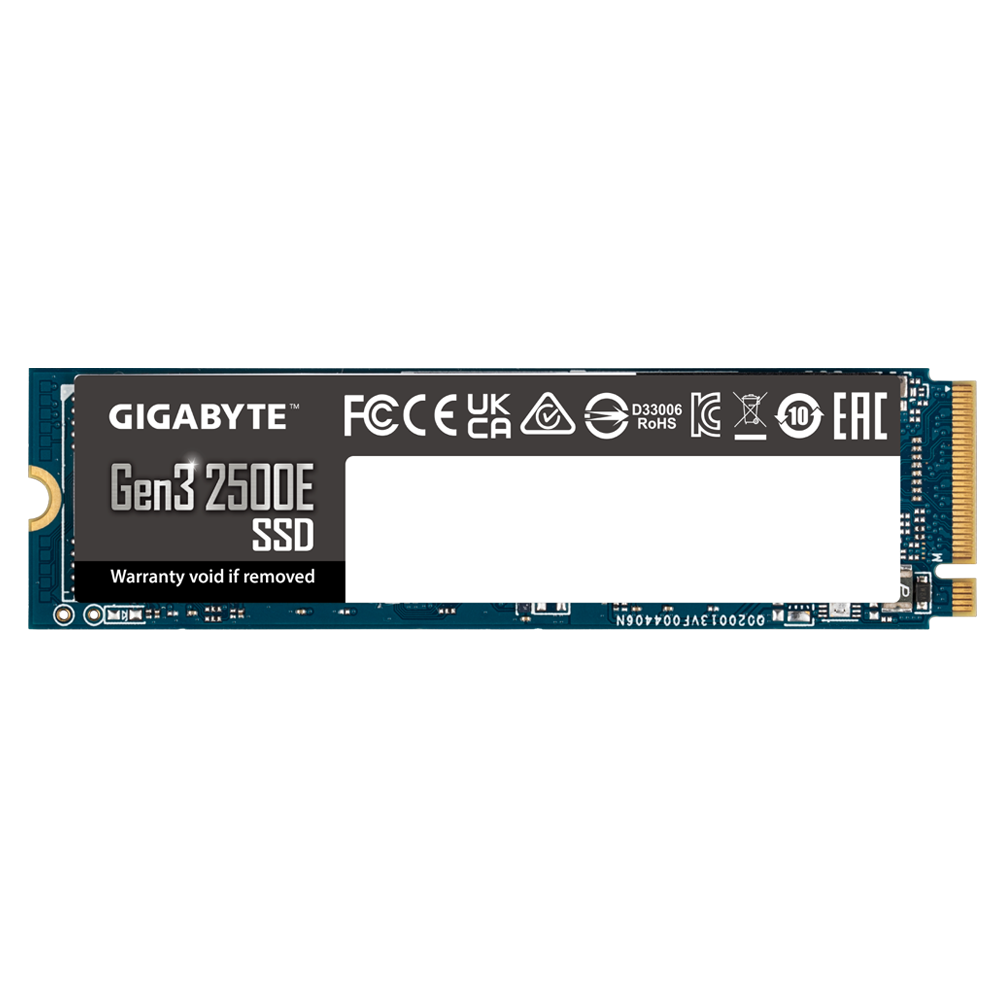 SSD GIGABYTE 2500e 500GB M.2 PCIe G325E500G PCIe 3.0 x4 NVME