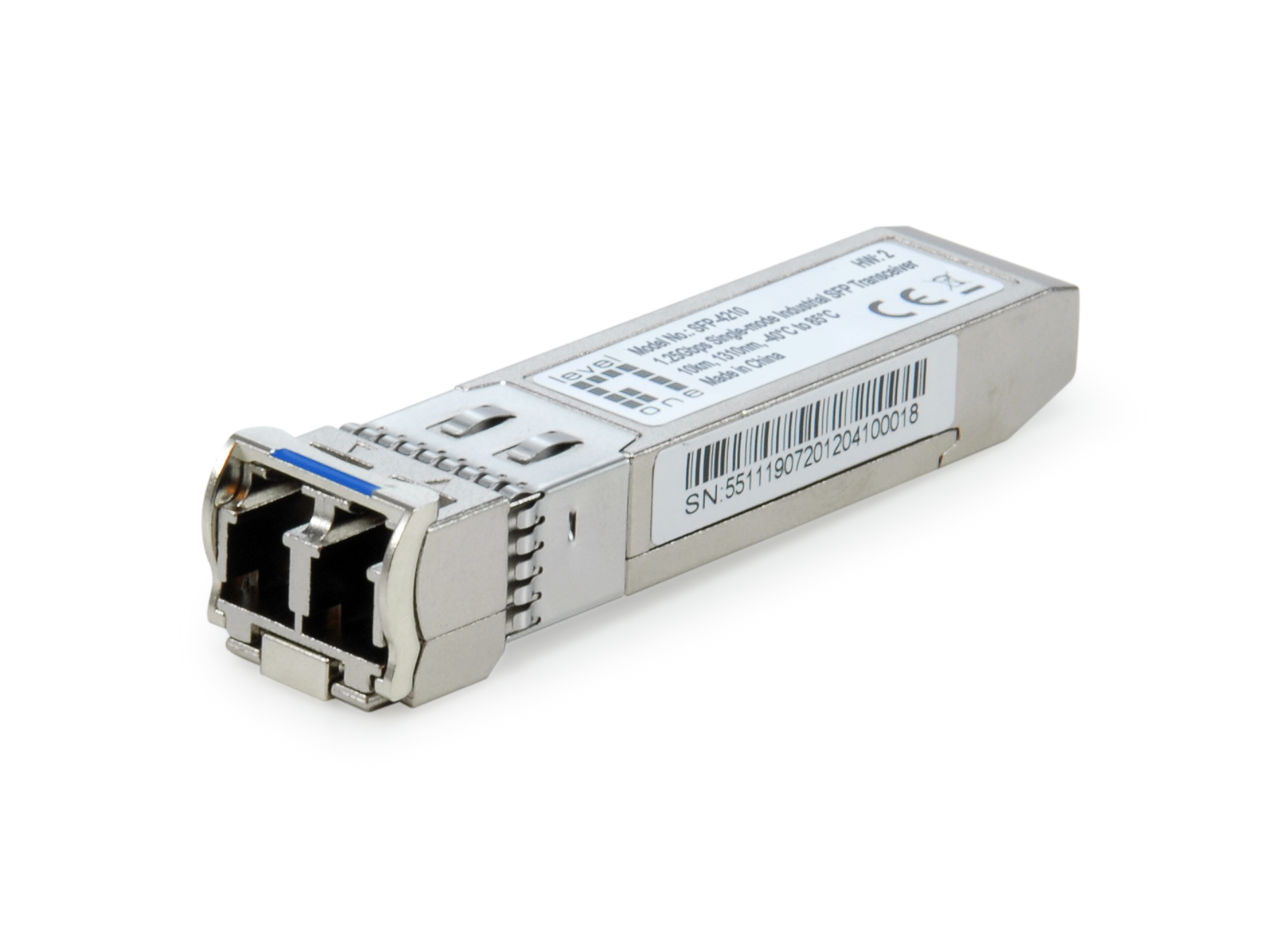 LevelOne SFP Transceiver 1.25Gpbs SM Duplex LC 1310nm 20km