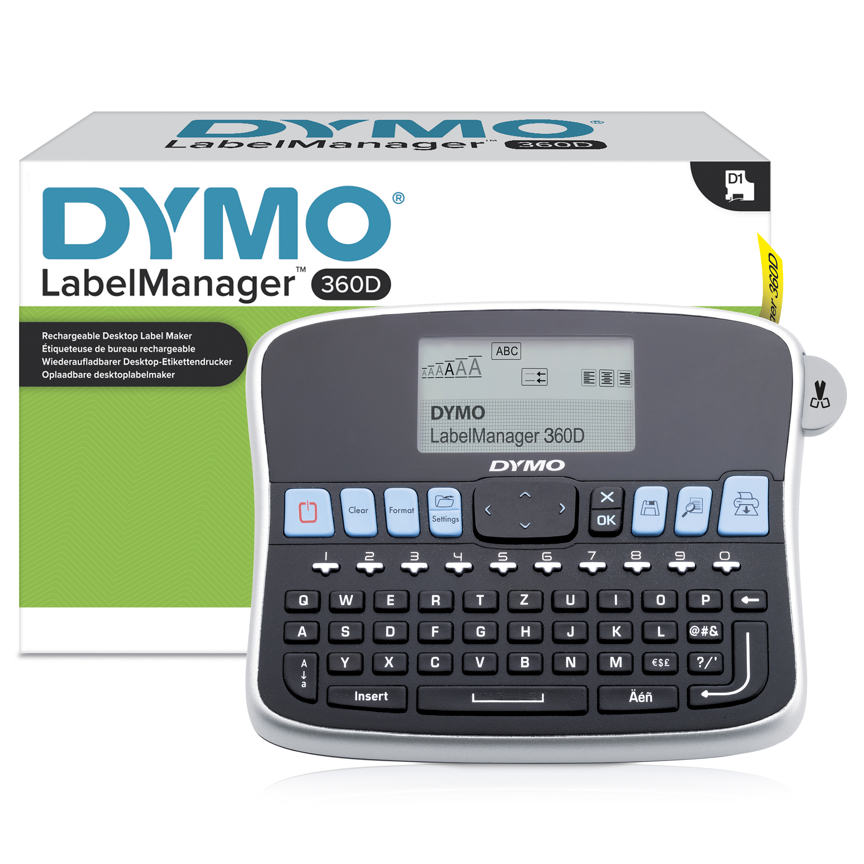 DYMO LabelManager 360D Beschriftungsgerät schwarz