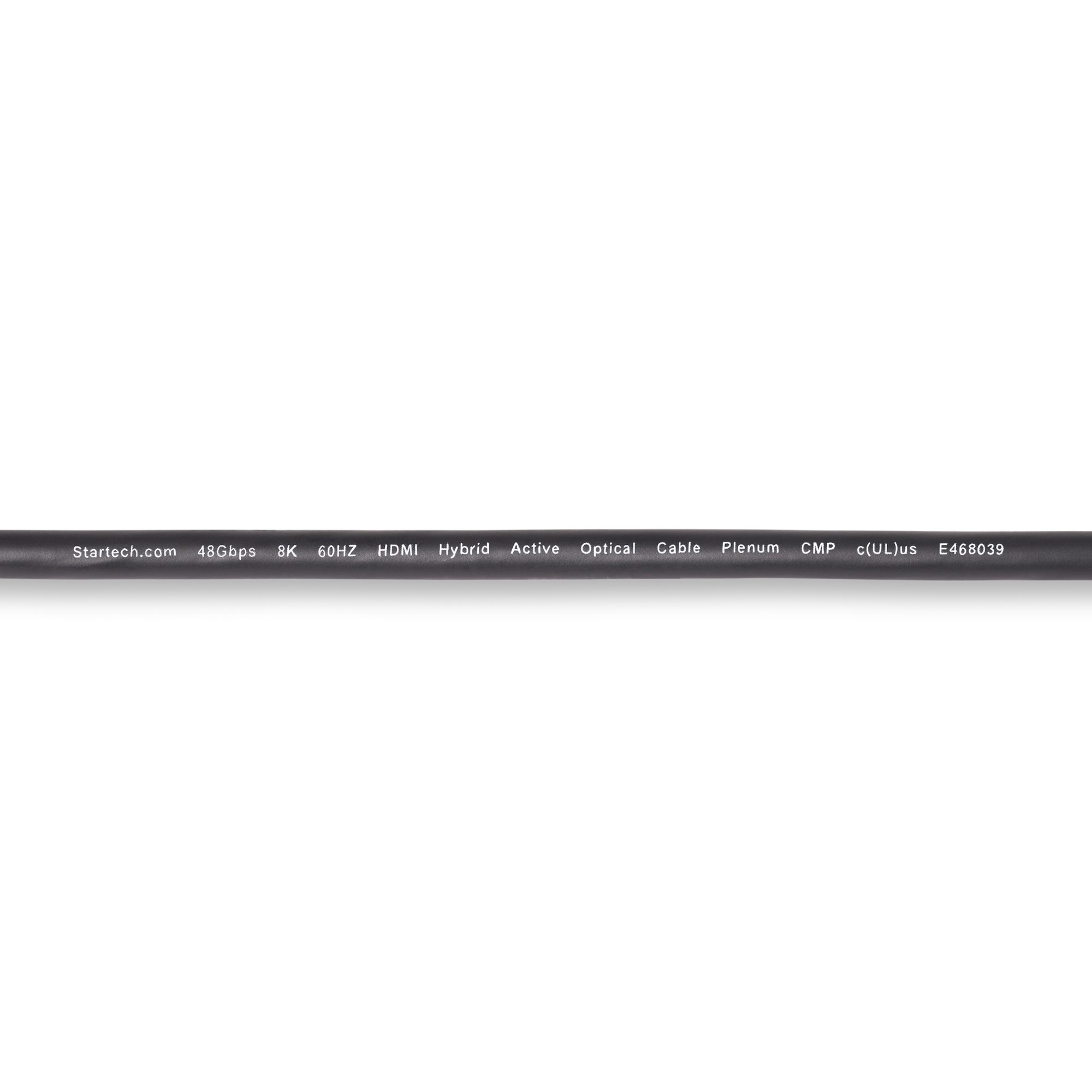 STARTECH.COM 15,2m Optisches HDMI Kabel AOC Aktives HDMI Plenum Kabel CMP 8K60Hz/4K Ultra High Speed HDMI 2.1 Kabel ARC
