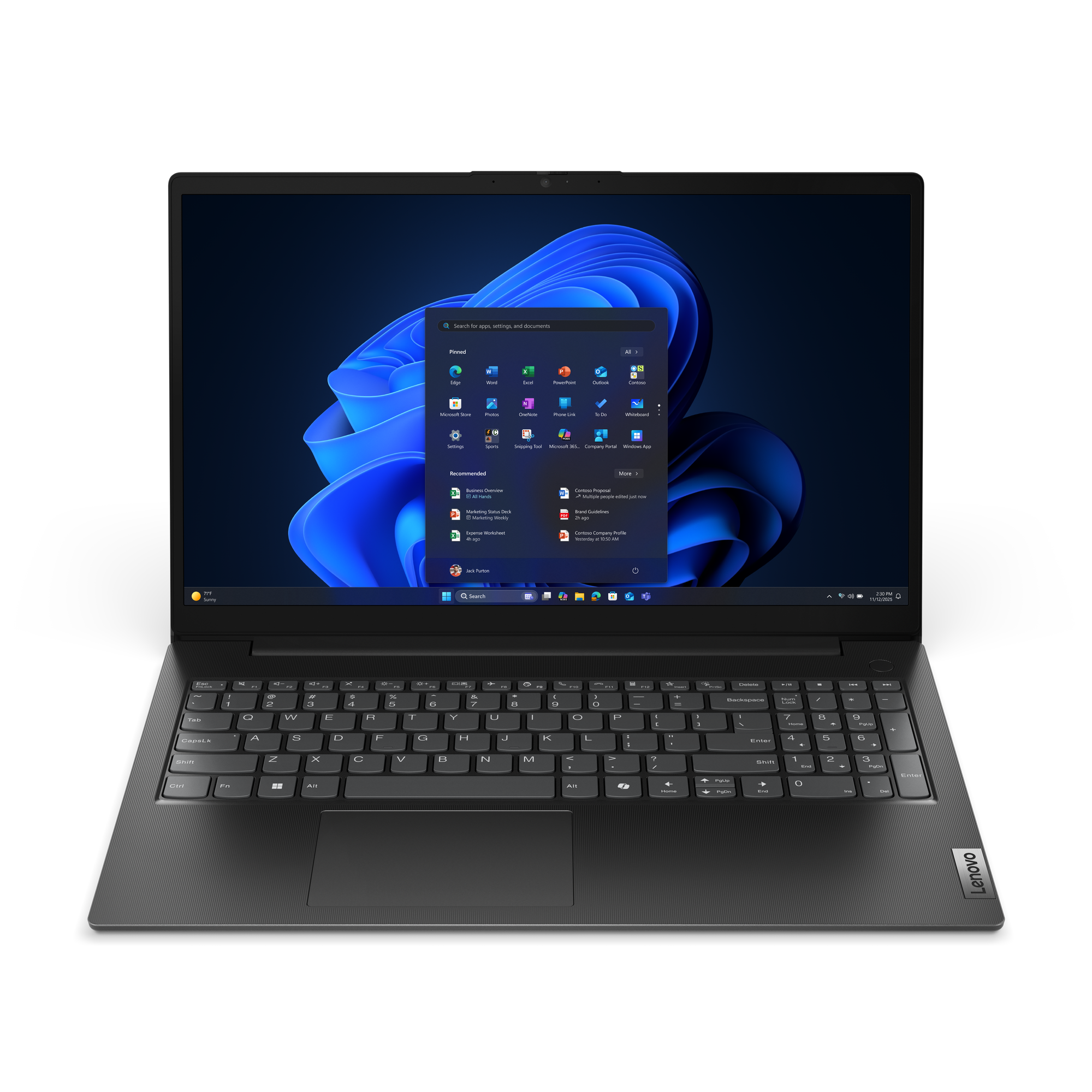 LENOVO V15 G6 AMD Ryzen 5 150 39,62cm 15,6Zoll FHD 32GB 512GB SSD UMA W11P No WWAN Black TopSeller