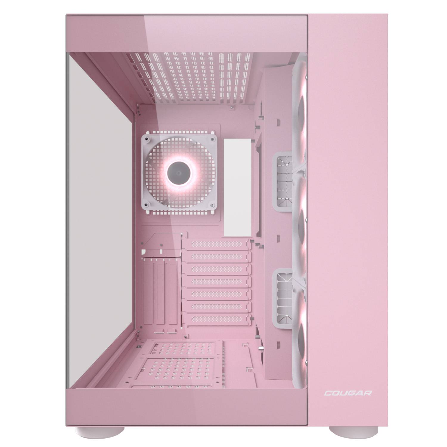 COUGAR Gehäuse Midi-Tower FV150 ARGB, Pink