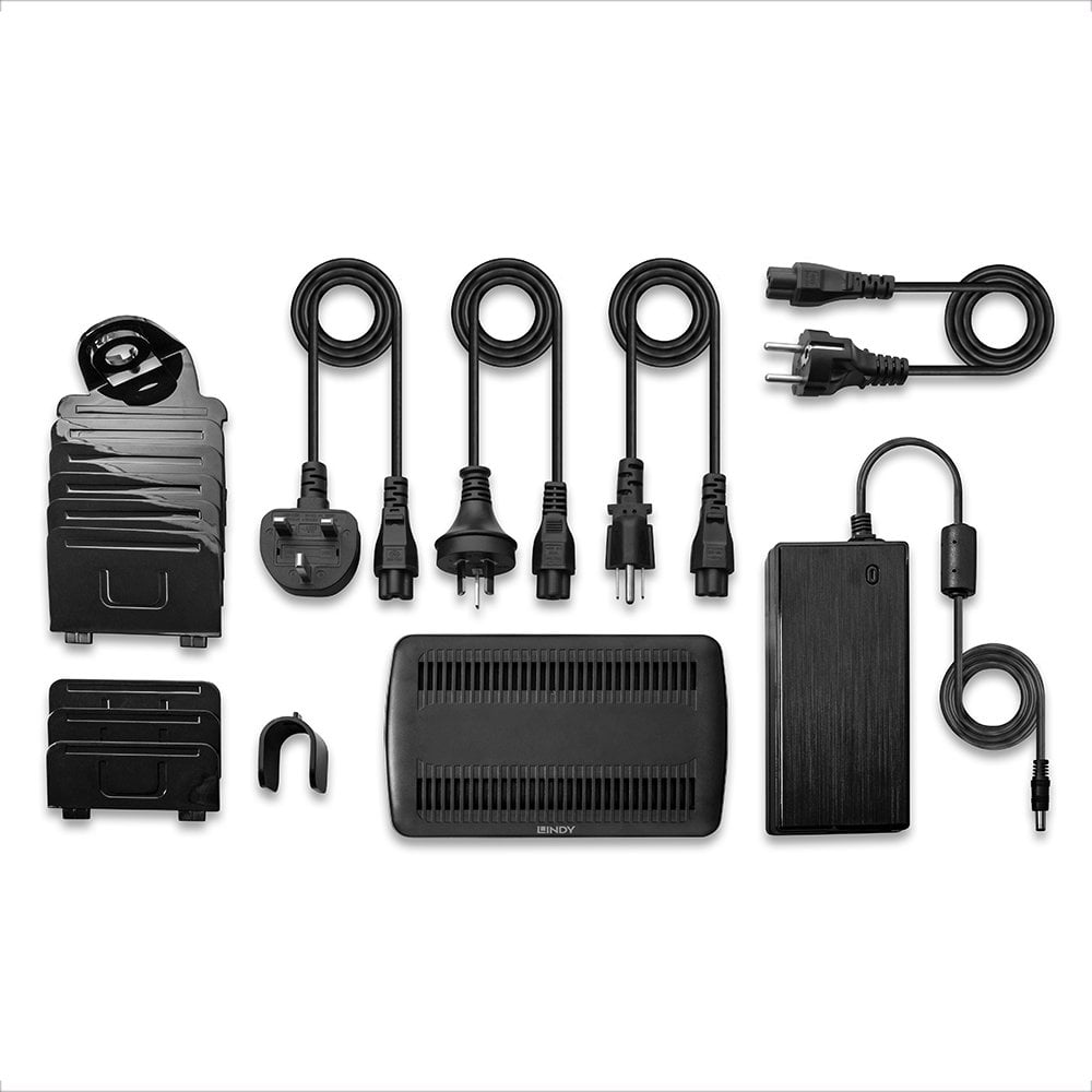LINDY 6-Port USB-Ladestation 160W, 3x USB-C PD & 3x USB-A
