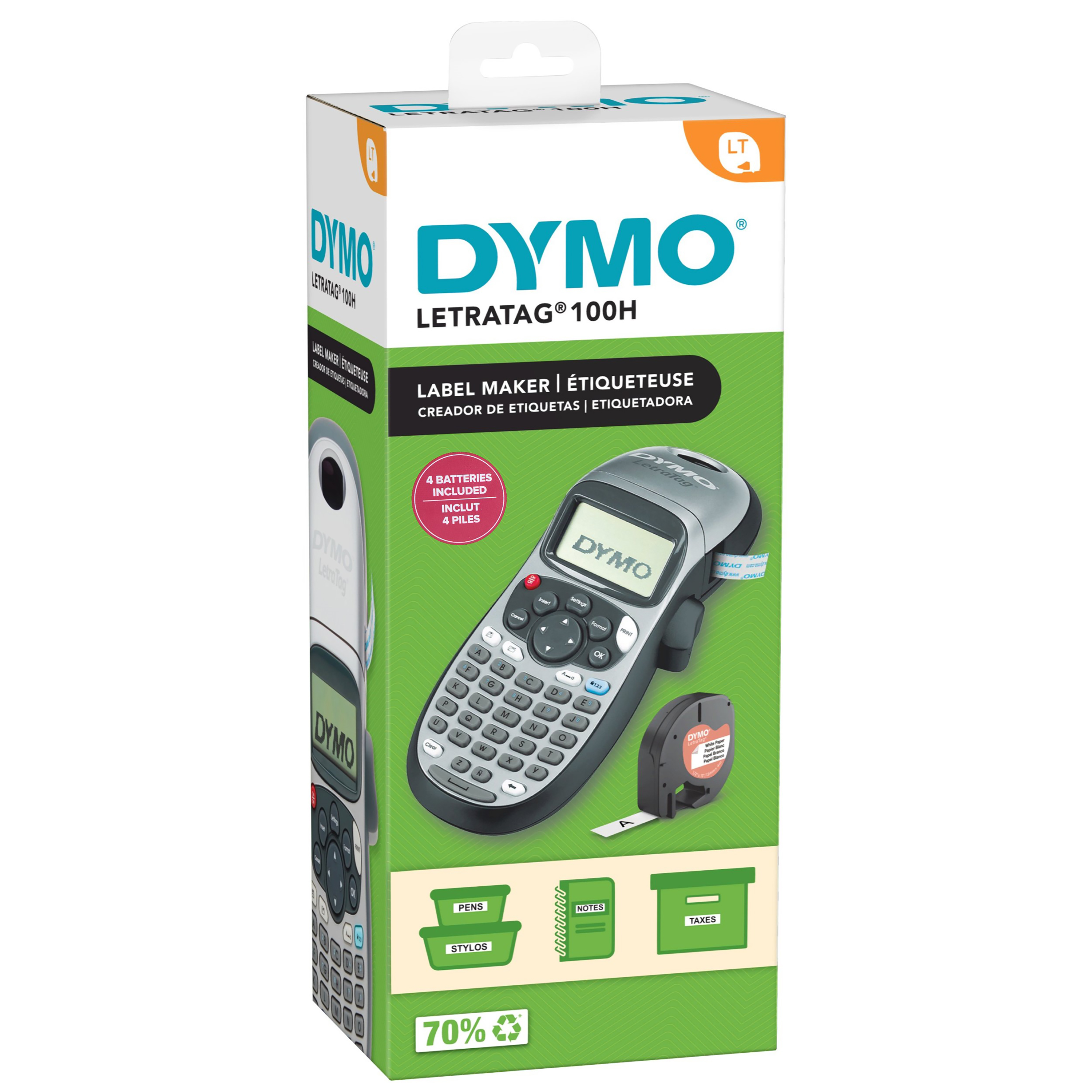 DYMO LetraTag LT-100H Beschriftungsgerät silber
