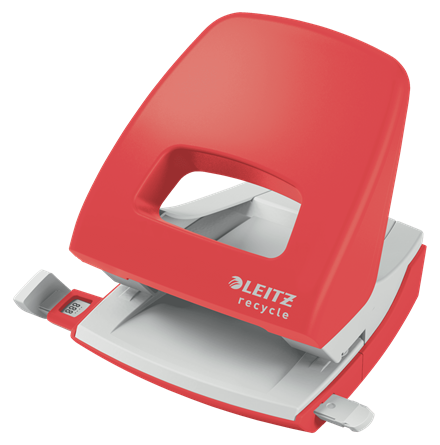 LEITZ Locher recycle 5003 rot, 1 St.