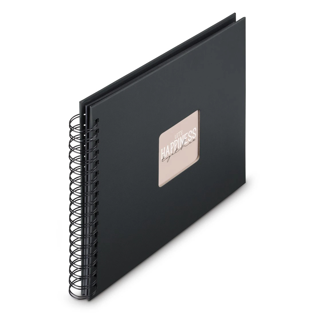 hama Fotoalbum Fine Art neutral 28,0 x 24,0 cm, 50 schwarze Seiten