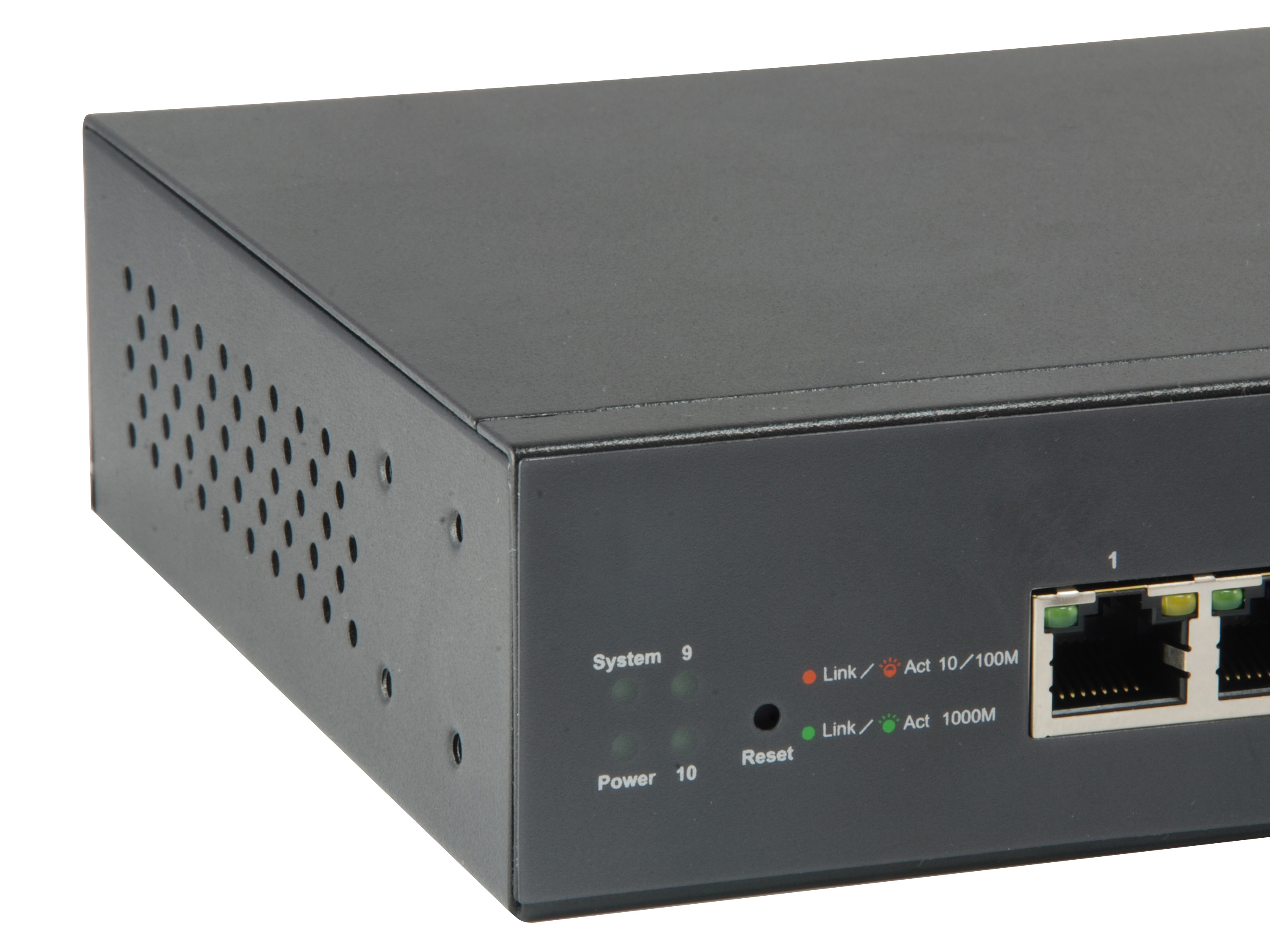 LevelOne PoE+Switch 8xGE PoE/2xSFP 70W WebSmart managed