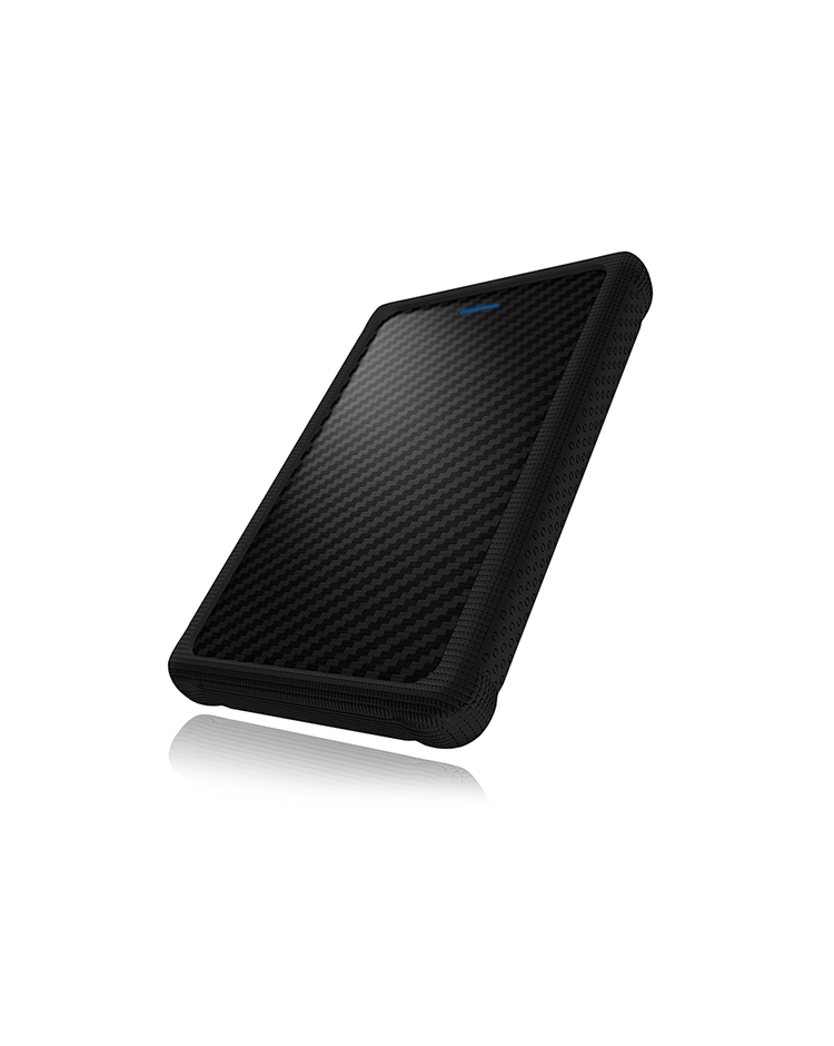 Geh. IcyBox USB 3.0 2,5 SATA3 HDD/SSD -> PC/MAC Silikon sw retail
