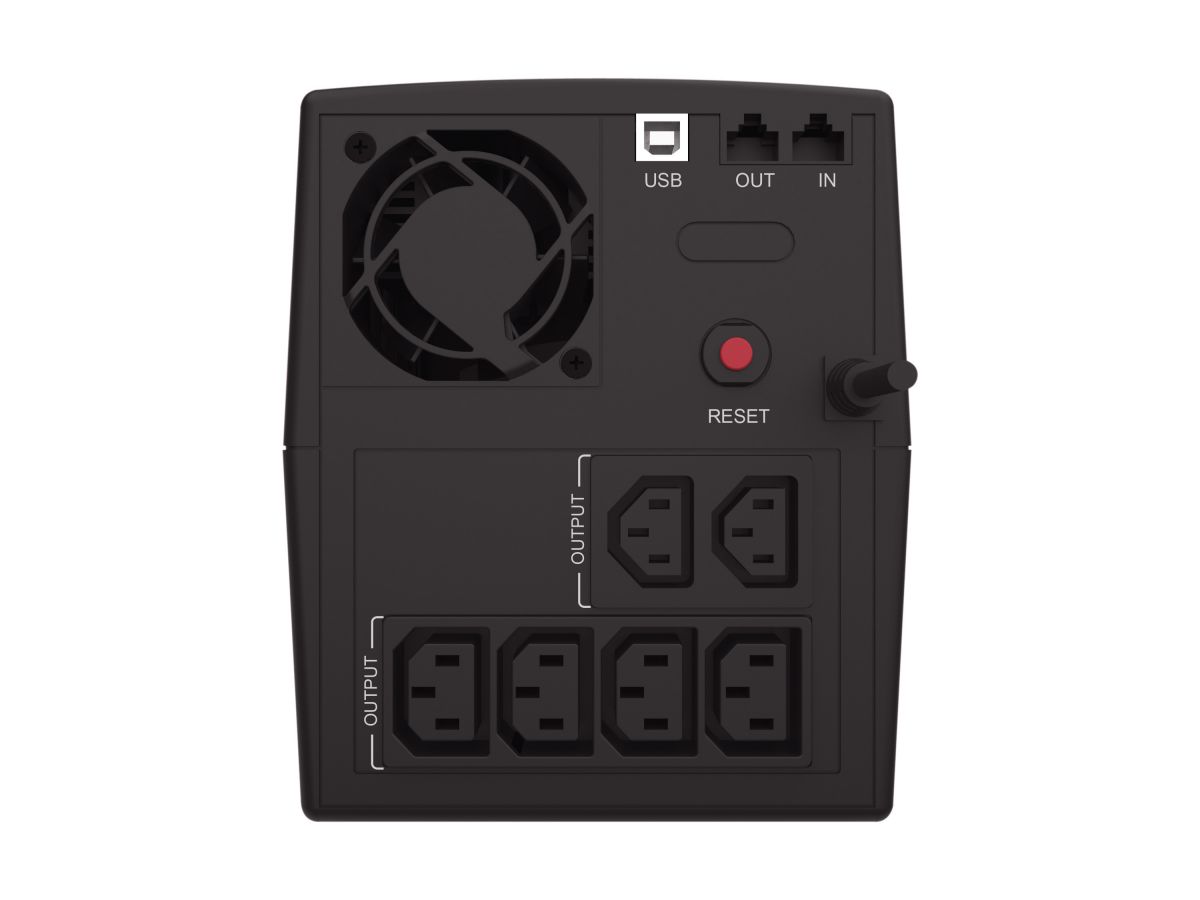 CONCEPTRONIC USV 1500VA/900W/6xIEC/HID USB/RJ45in/Out/AVR sw