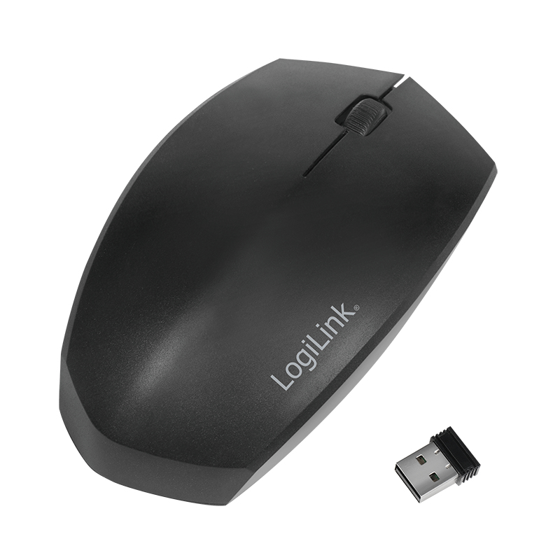 Logilink Maus Bluetooth 4.2 + Funk 2,4 GHz, dual-Modus black