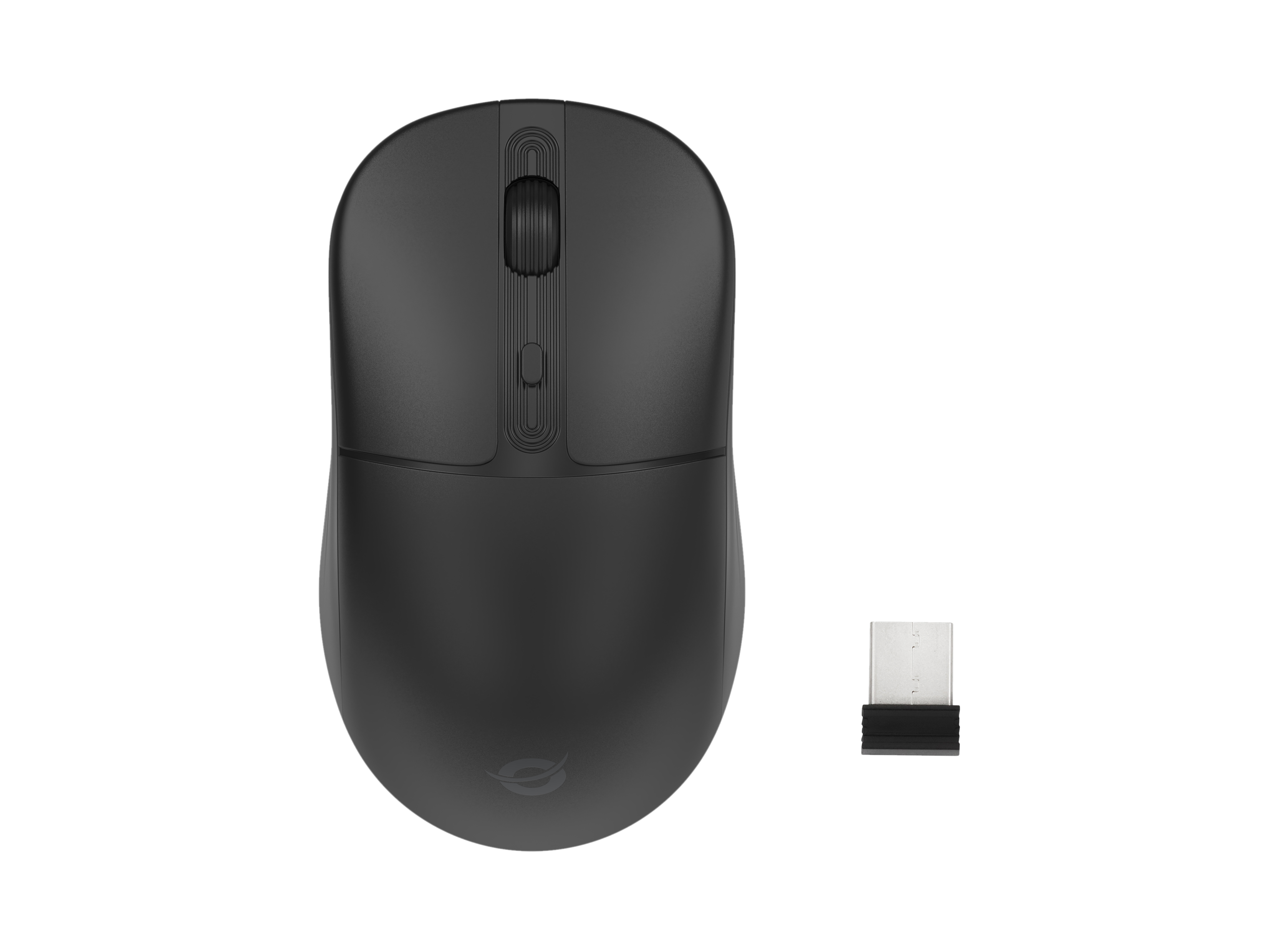 CONCEPTRONIC Dual Maus WLS BT5.2/1600DPI/4Tasten L+R schwarz
