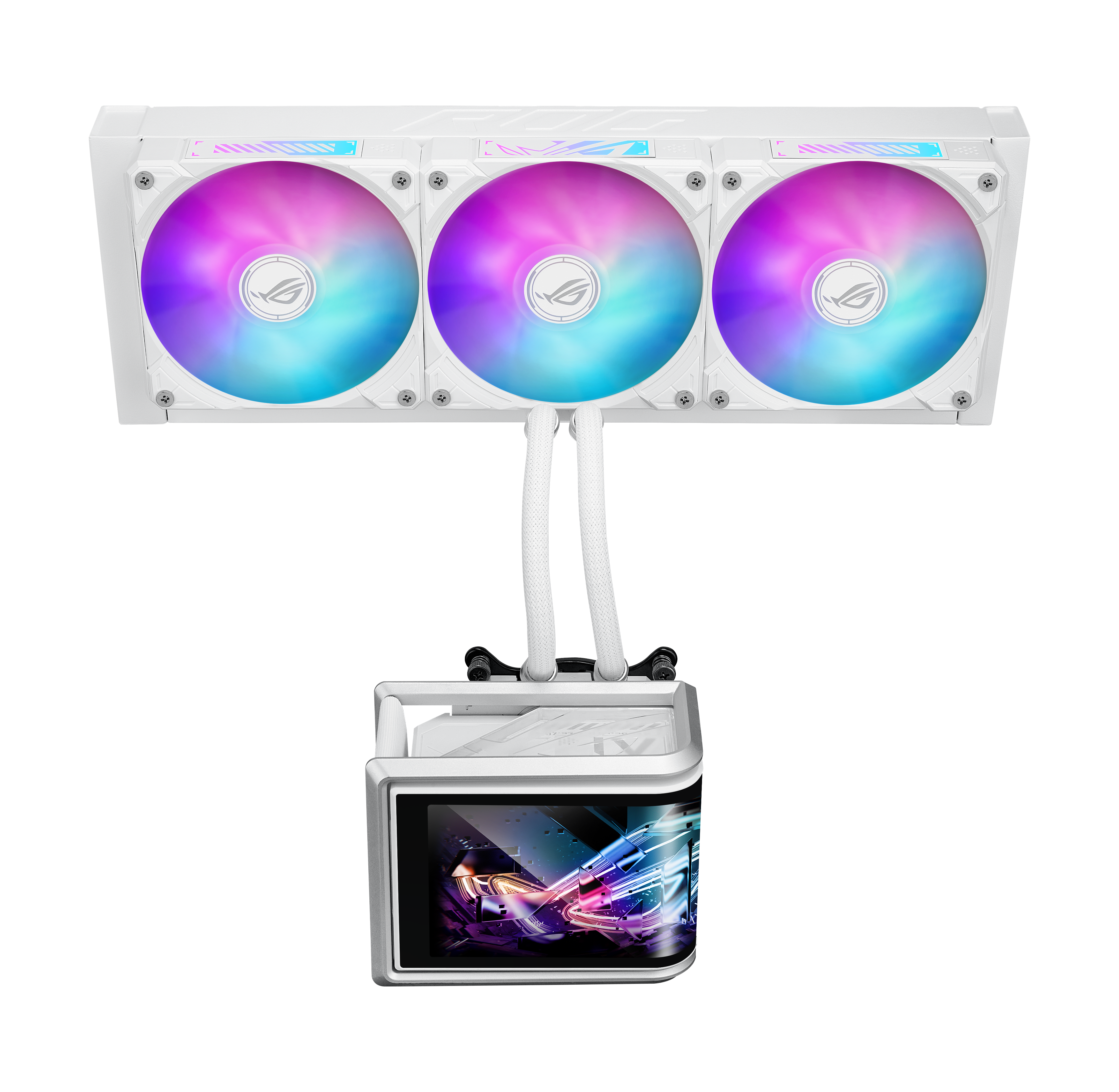 ASUS ROG RYUO IV SLC 360 ARGB CPU liquid cooler WHT