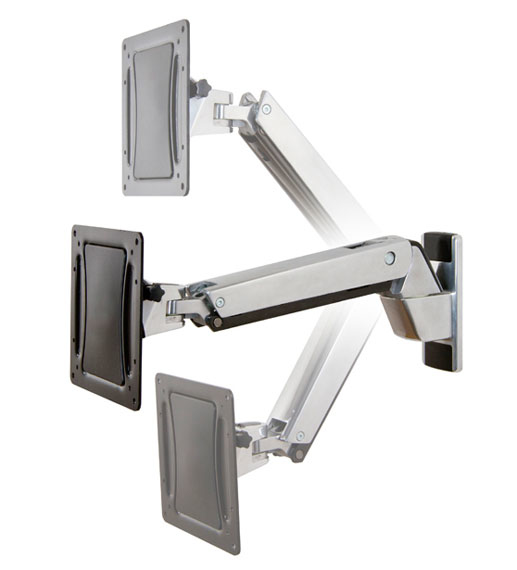 INTERACTIVE TV ARM WALLMOUNT 30-55IN 8-18KG MIS-E/F POLISHED