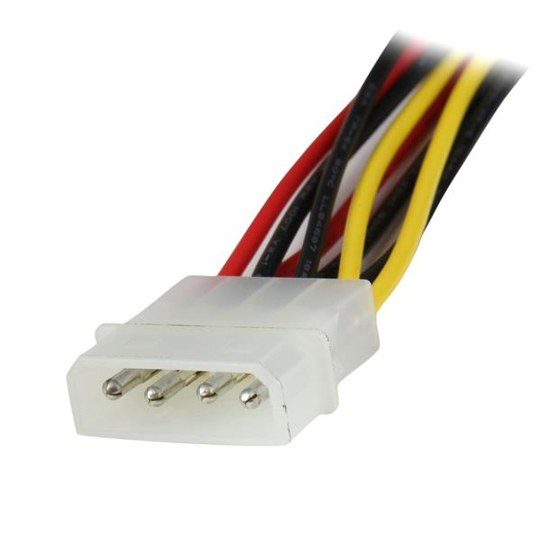 12 LP4 TO 2X LATCHING SATA .