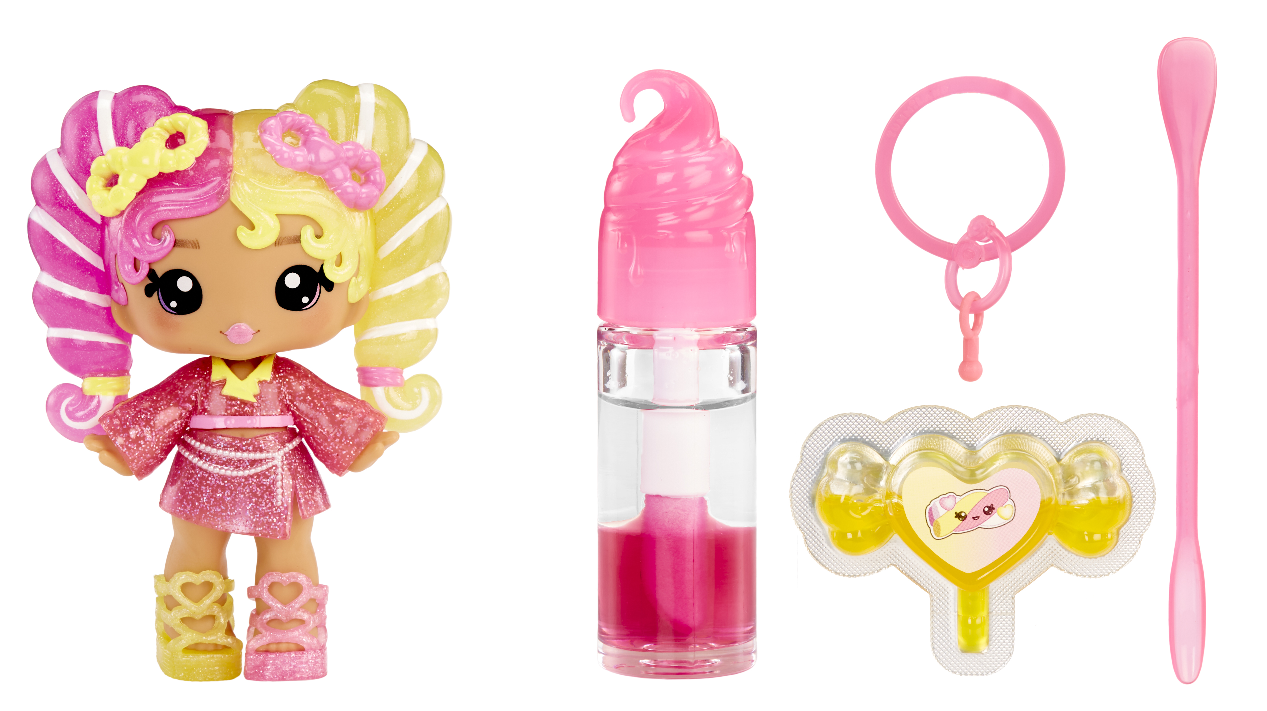 Yummiland Lip Gloss Doll: Mystery Color Change - Mila Mallows, Puppe
