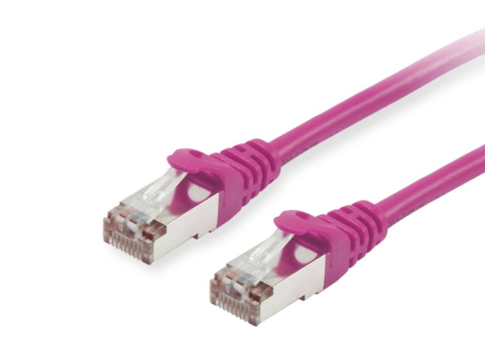 Equip Patchkabel Cat6 S/FTP 2xRJ45 0.15m lila LSZH Polybeutel