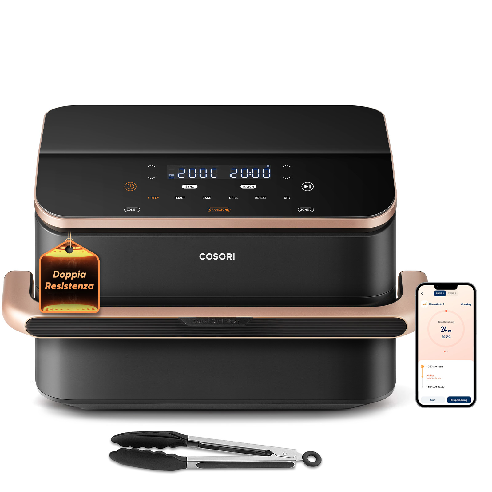 Cosori Dual Blaze TwinFry Heißluftfritteuse