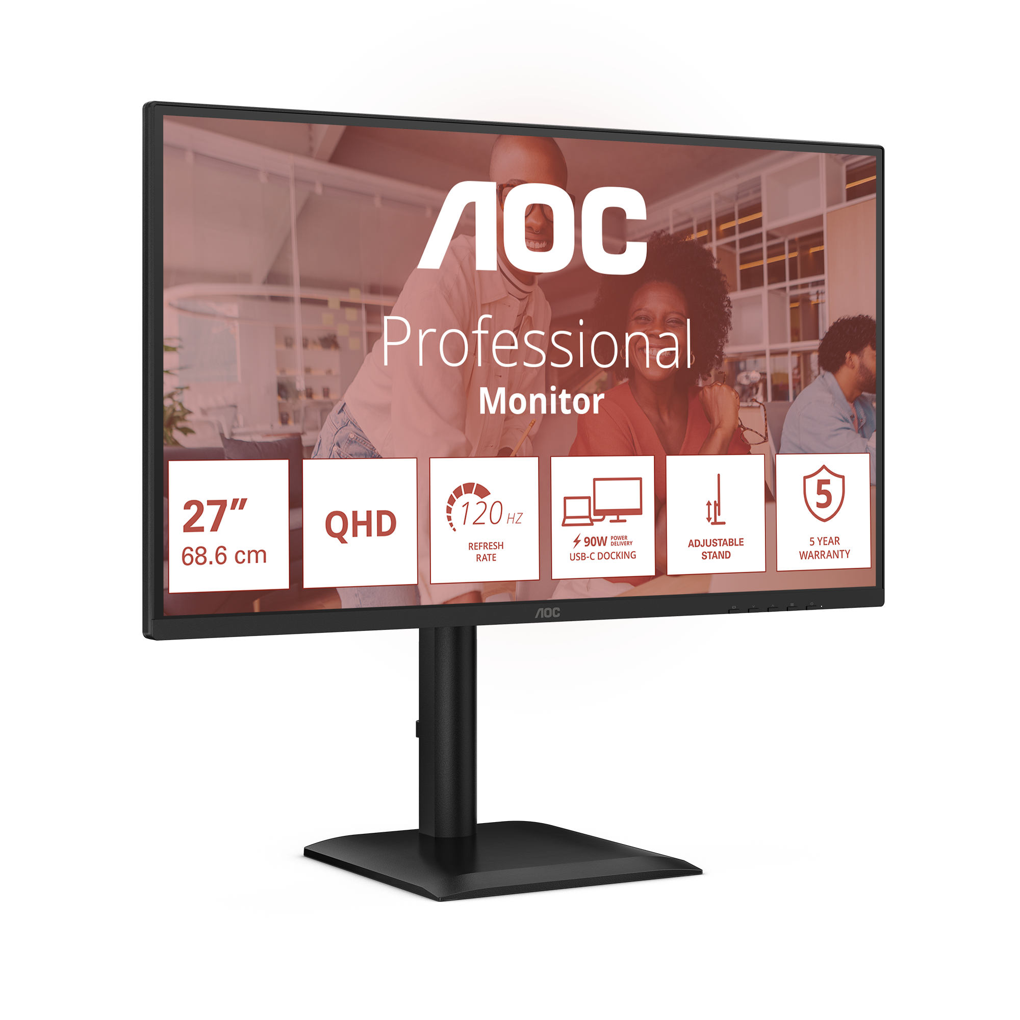 AOC Q27E4CV - 27IN IPS 2560X144 120HZ 2560X1440 4 MS