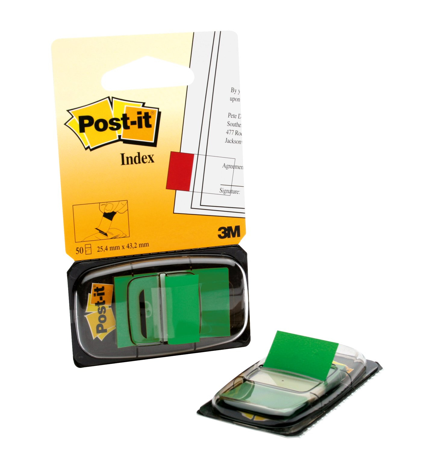 Post-it® Index Haftmarker grün 50 Streifen