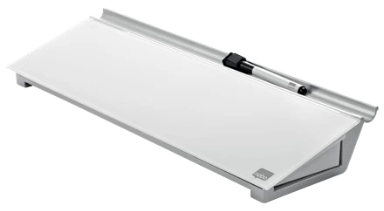 nobo Schreibtisch-Whiteboard Notiz 45,0 x 14,0 cm weiß Glas