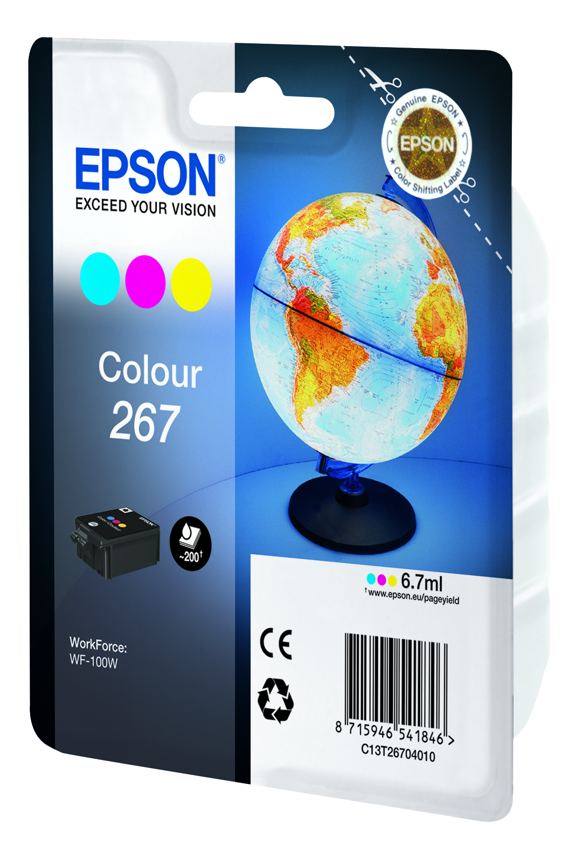 EPSON T267 (Globus) color Druckerpatrone