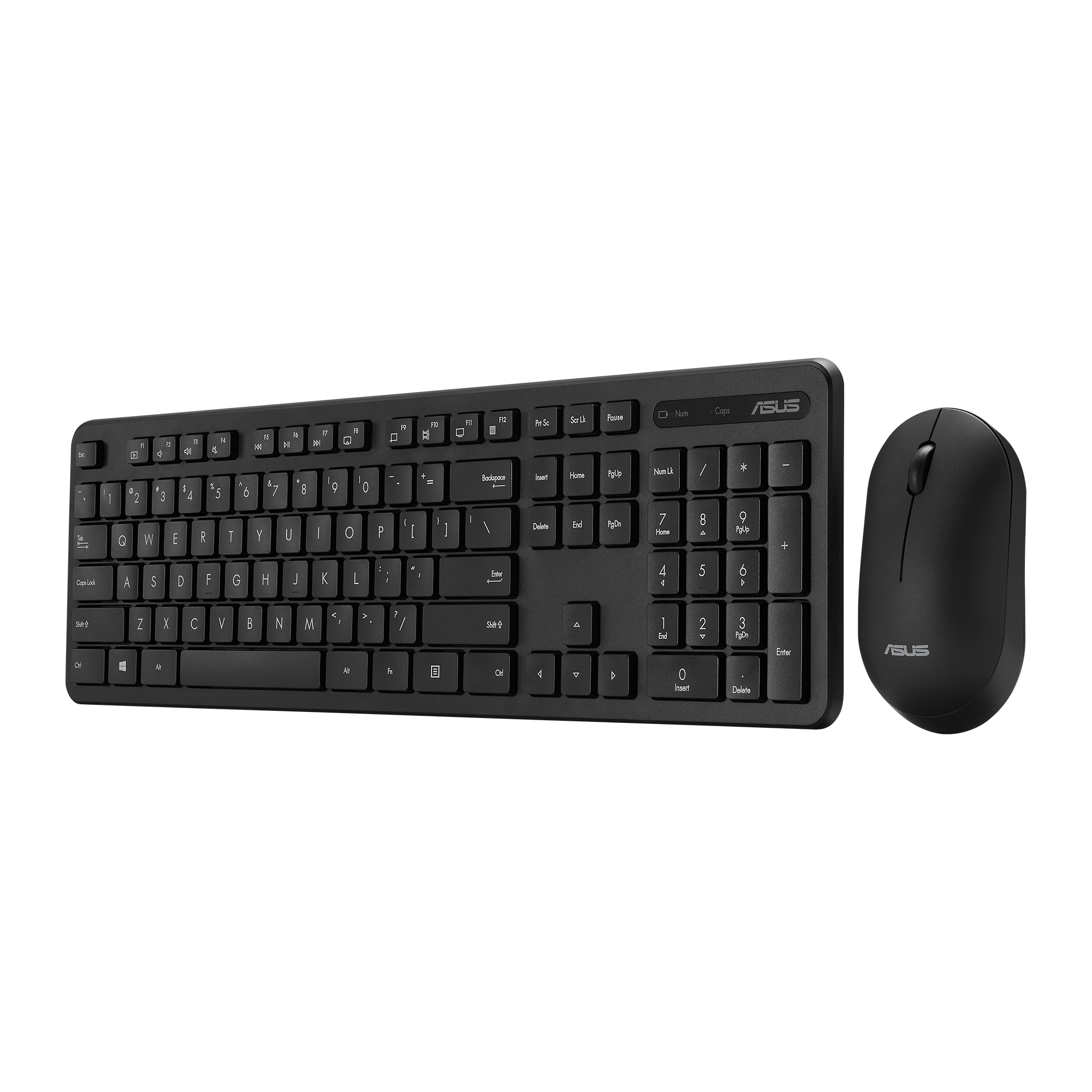 ASUS CW100 Tastatur-Maus-Set wireless schwarz