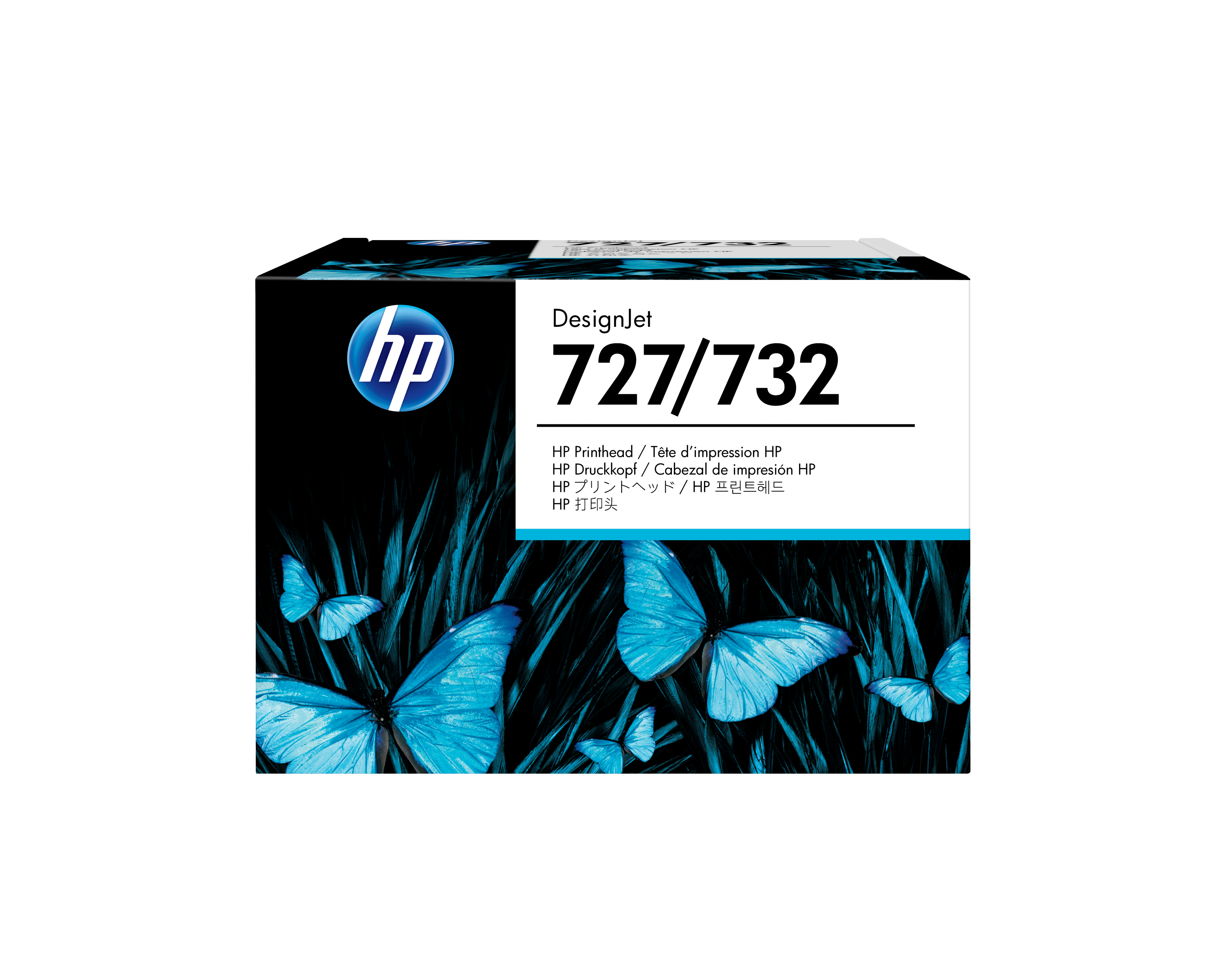 HP 727 Schwarz+Dreifarbig Druckkopf