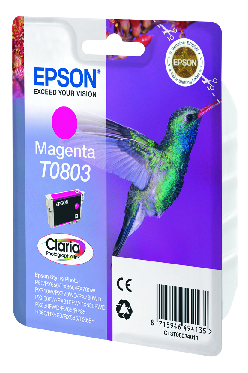 EPSON T0803 (Kolibri) magenta Druckerpatrone