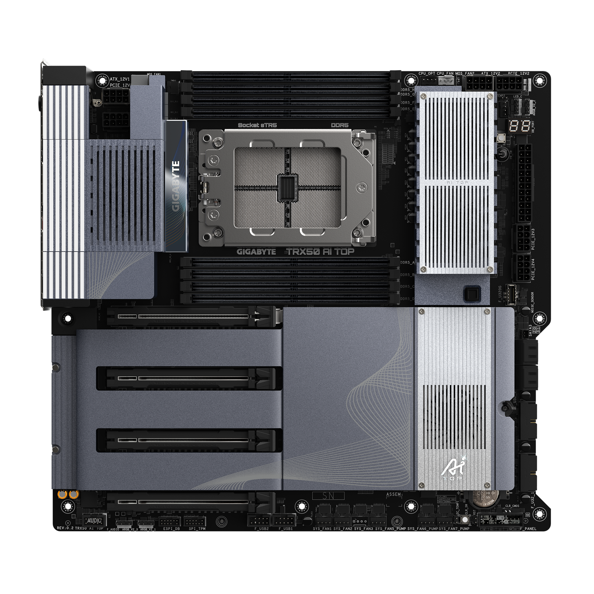 Gigabyte TRX50 AI TOP (TR5,TR5,E-ATX,DDR5)