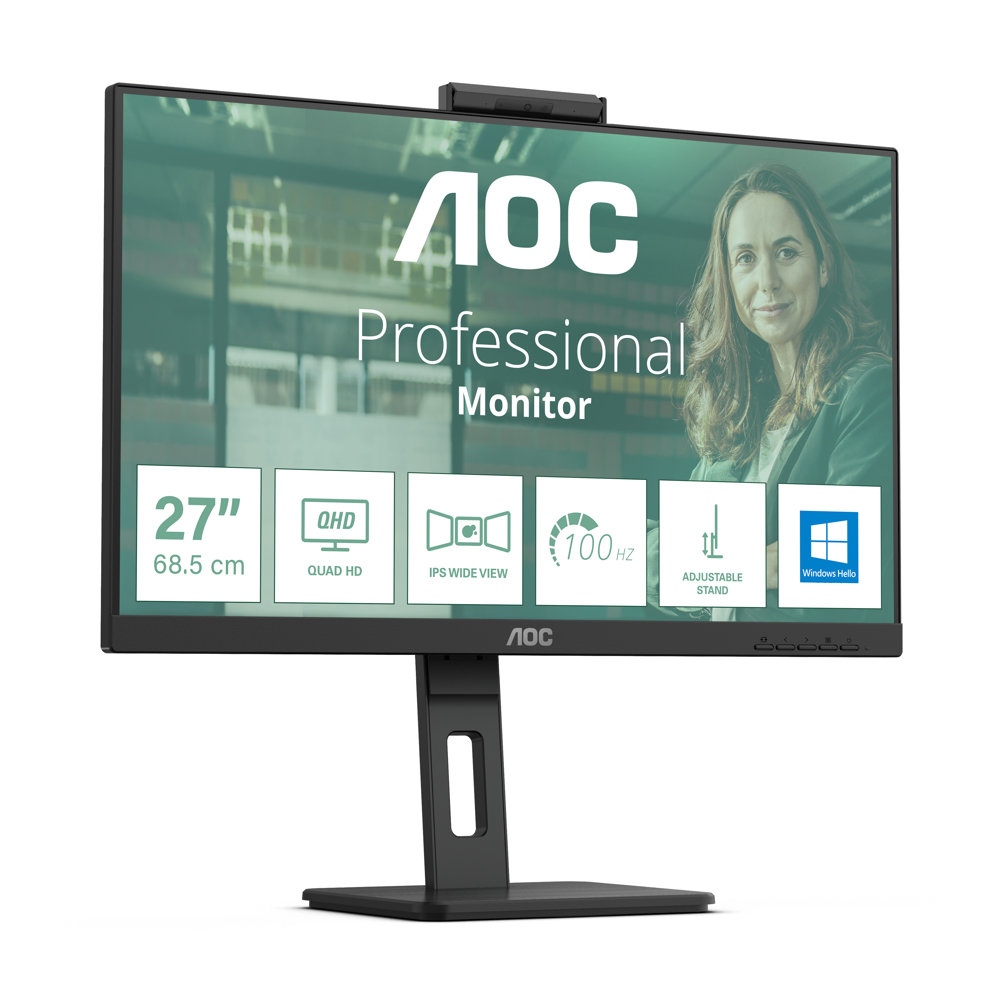 Q27P3CW 27IN IPS 2560X1440 16:9 4MS BLACK