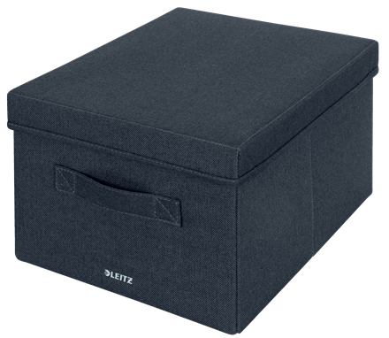 LEITZ Aufbewahrungsboxen grau 28,5 x 38,0 x 20,3 cm, 2 St.